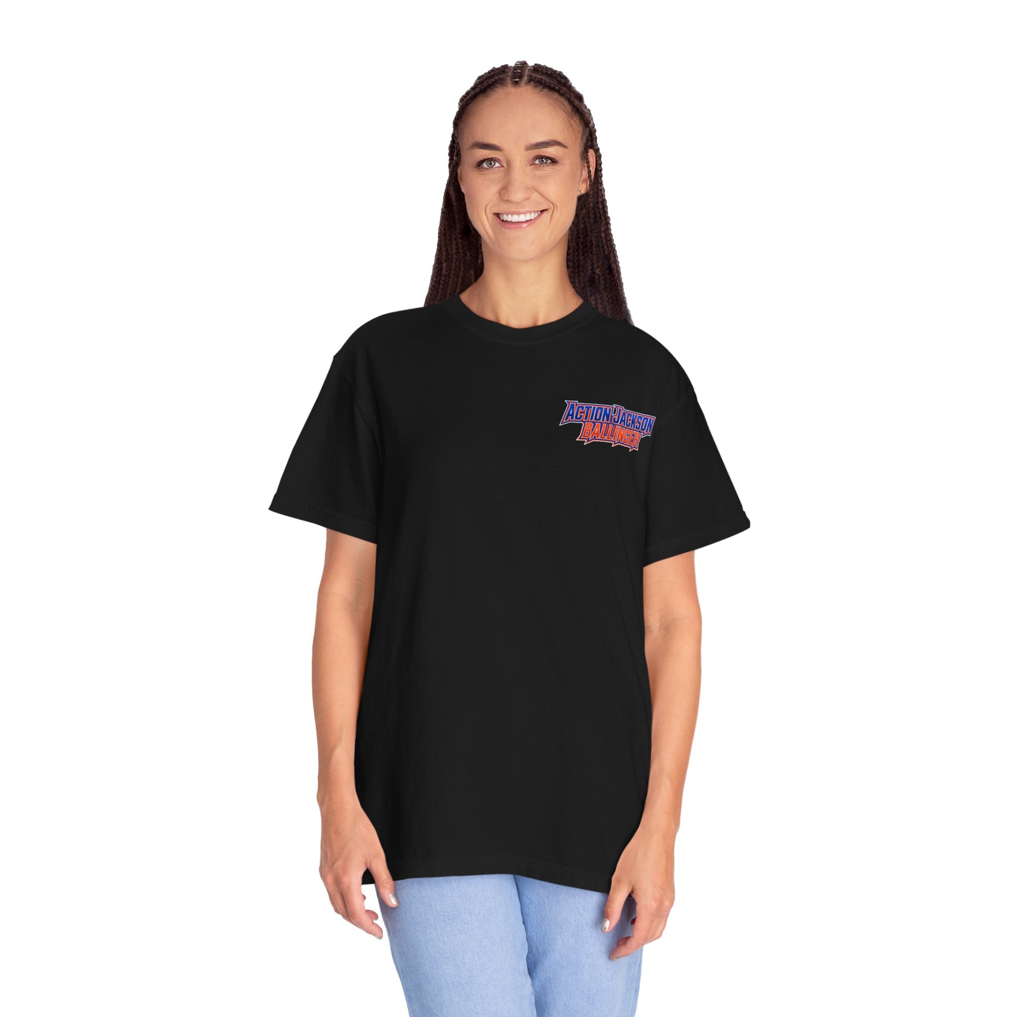 Action Jackson  T‑Shirt — Retro Team Graphic Tee