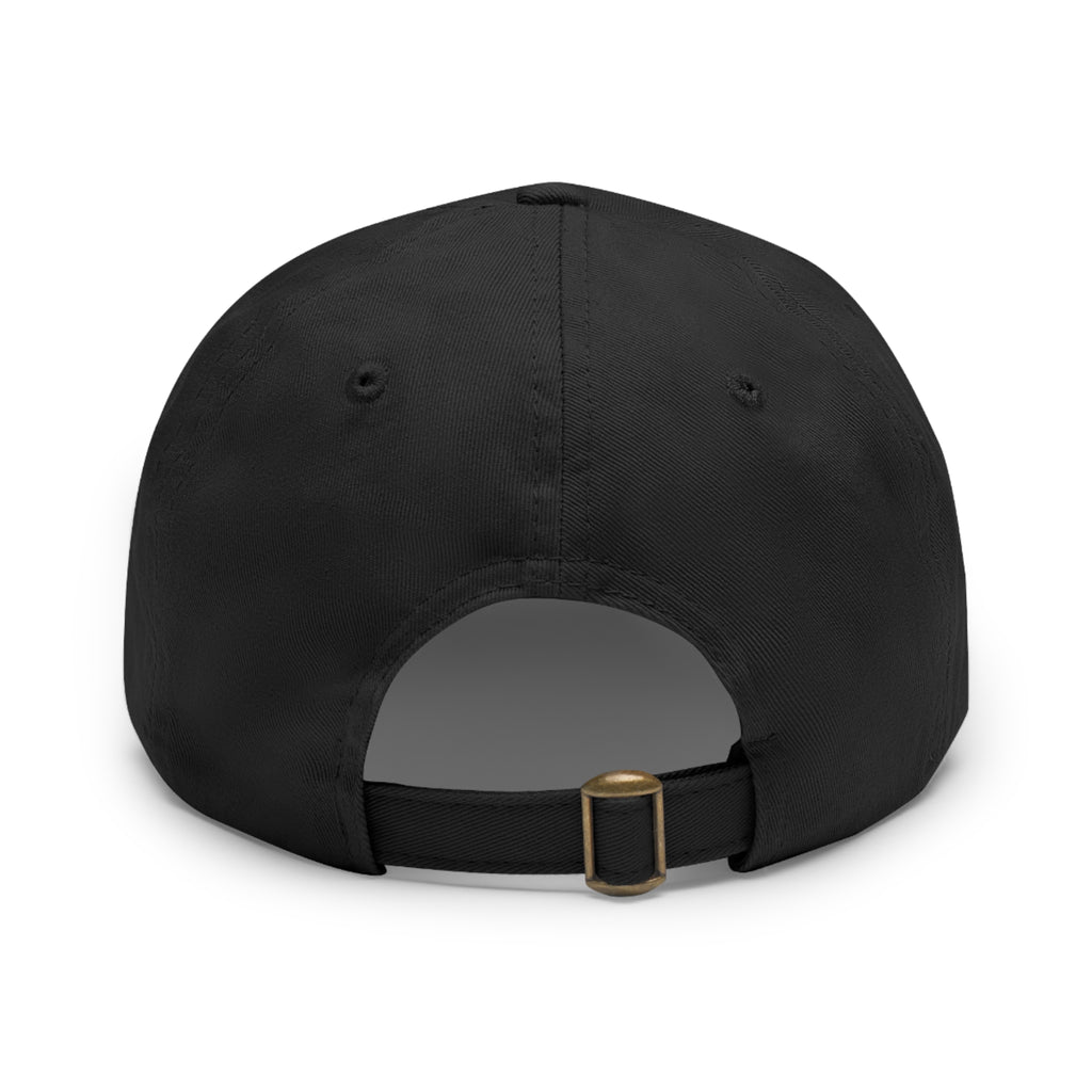 Swampcasts Leather Patch Dad Hat – Retro Sports Podcast Logo Cap