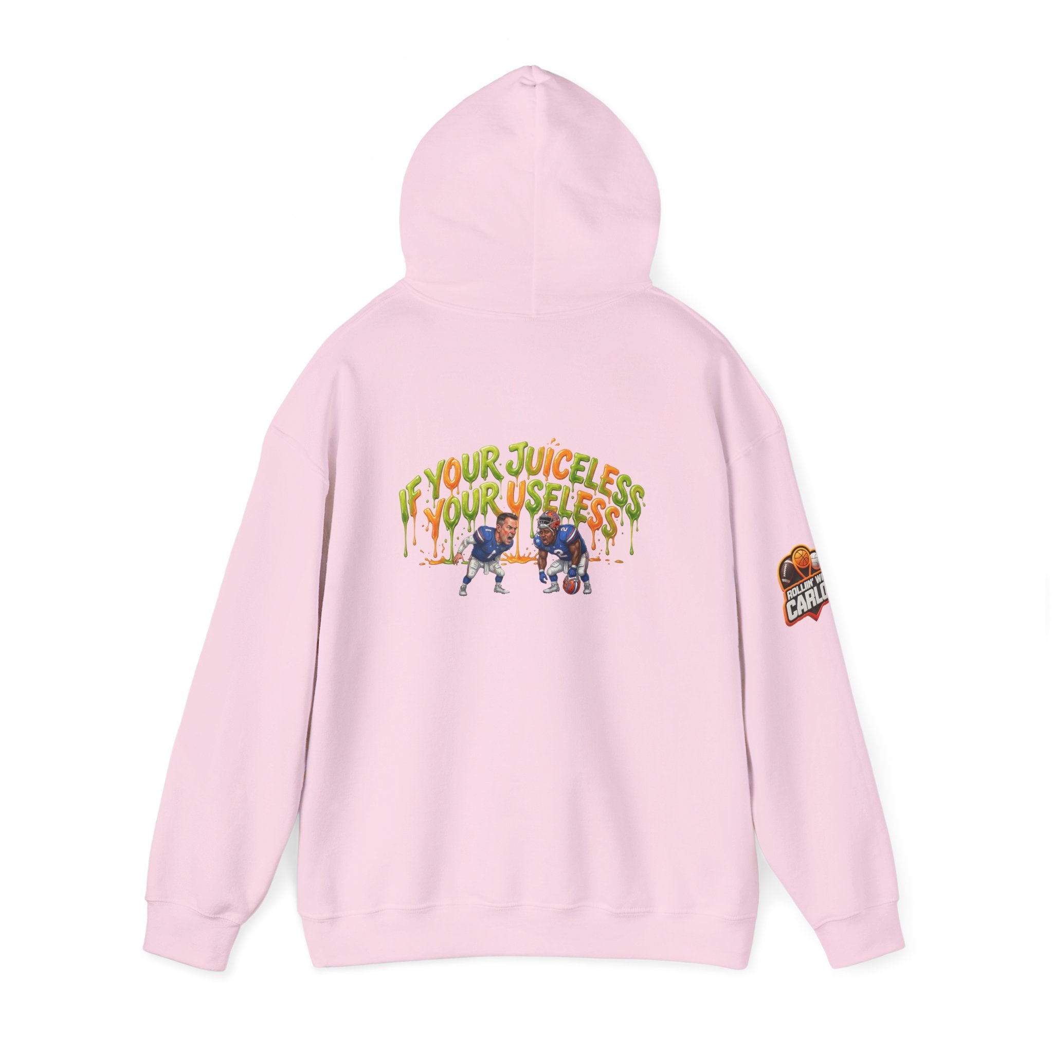 If Your Juiceless Your Useless Hoodie | Cartoon Characters, Retro Graphic