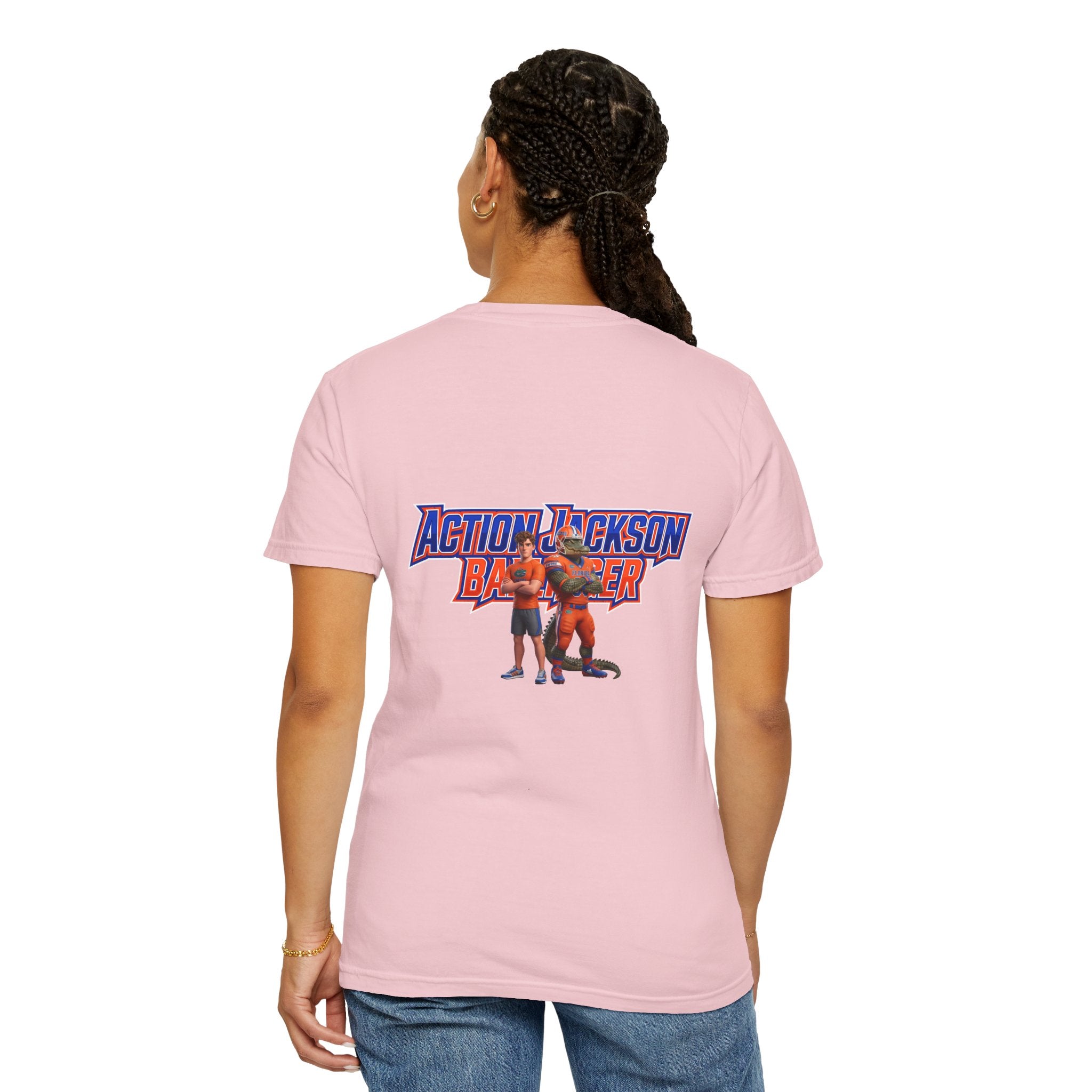 Action Jackson  T‑Shirt — Retro Team Graphic Tee