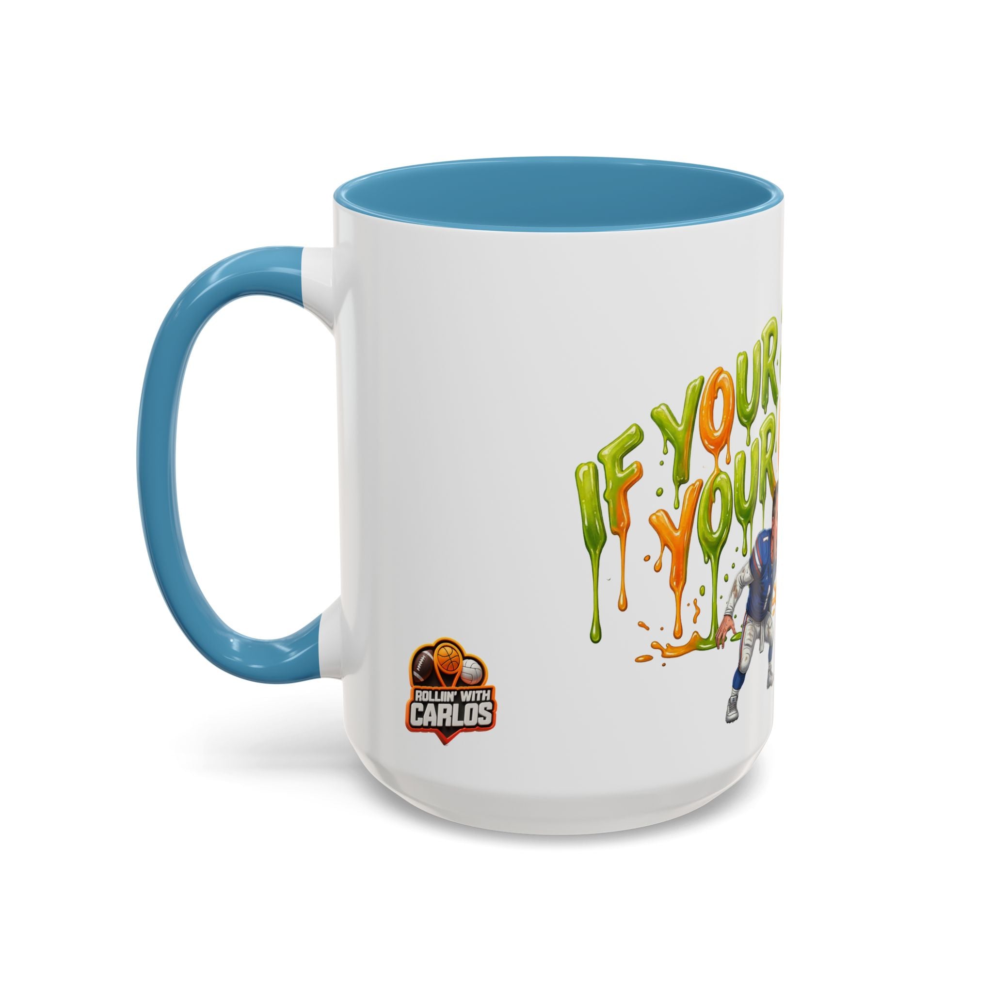 Your Juiceless, Your Useless Football Players Mug | Accent Coffee Mug