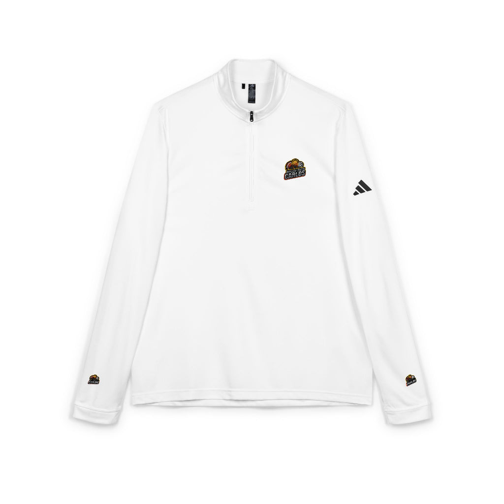 RollinwithCarlosEmbroidered Adidas Quarter-Zip Pullover —