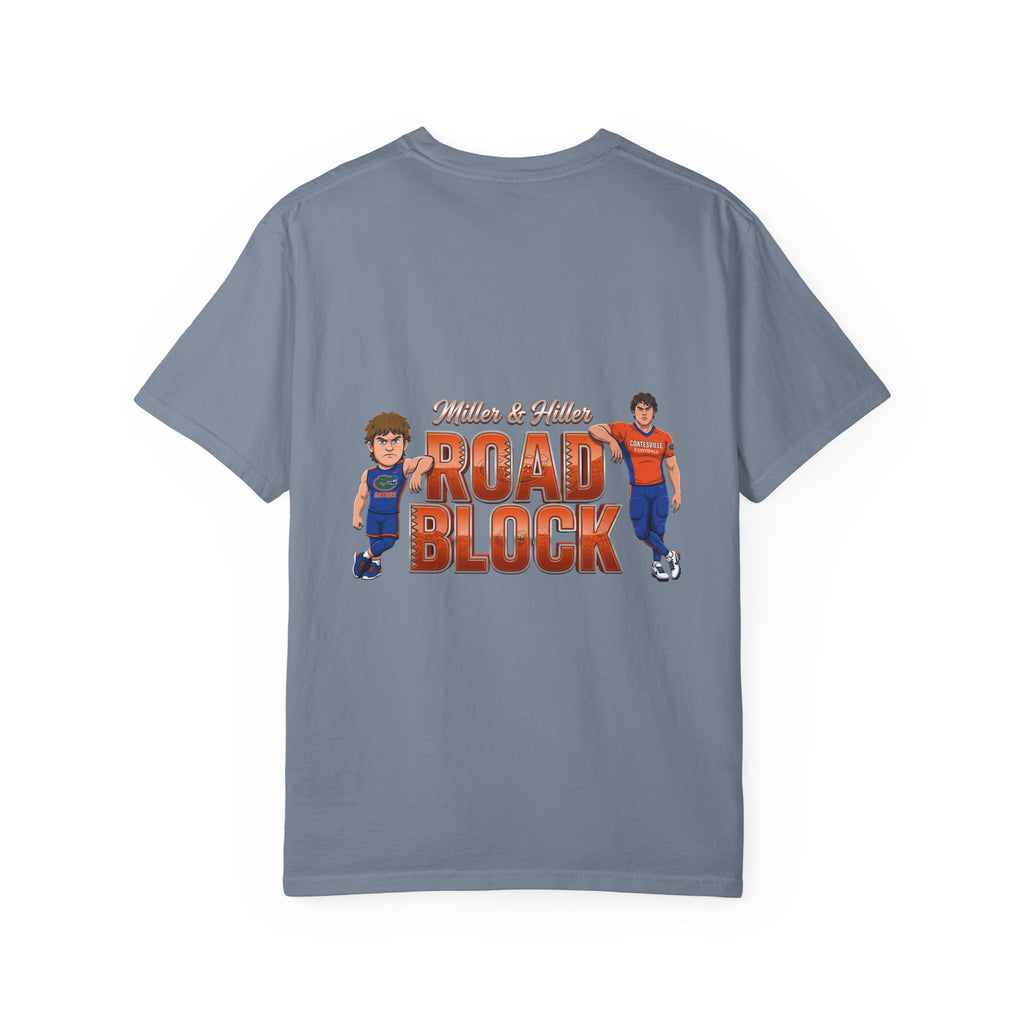 T-Shirt — "Road Block" Soccer Players Graphic Tee