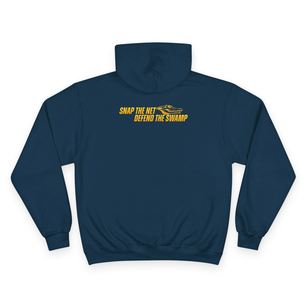 Basketball Hoodie — Snap the Net — 'Defend the Swamp' Basketball