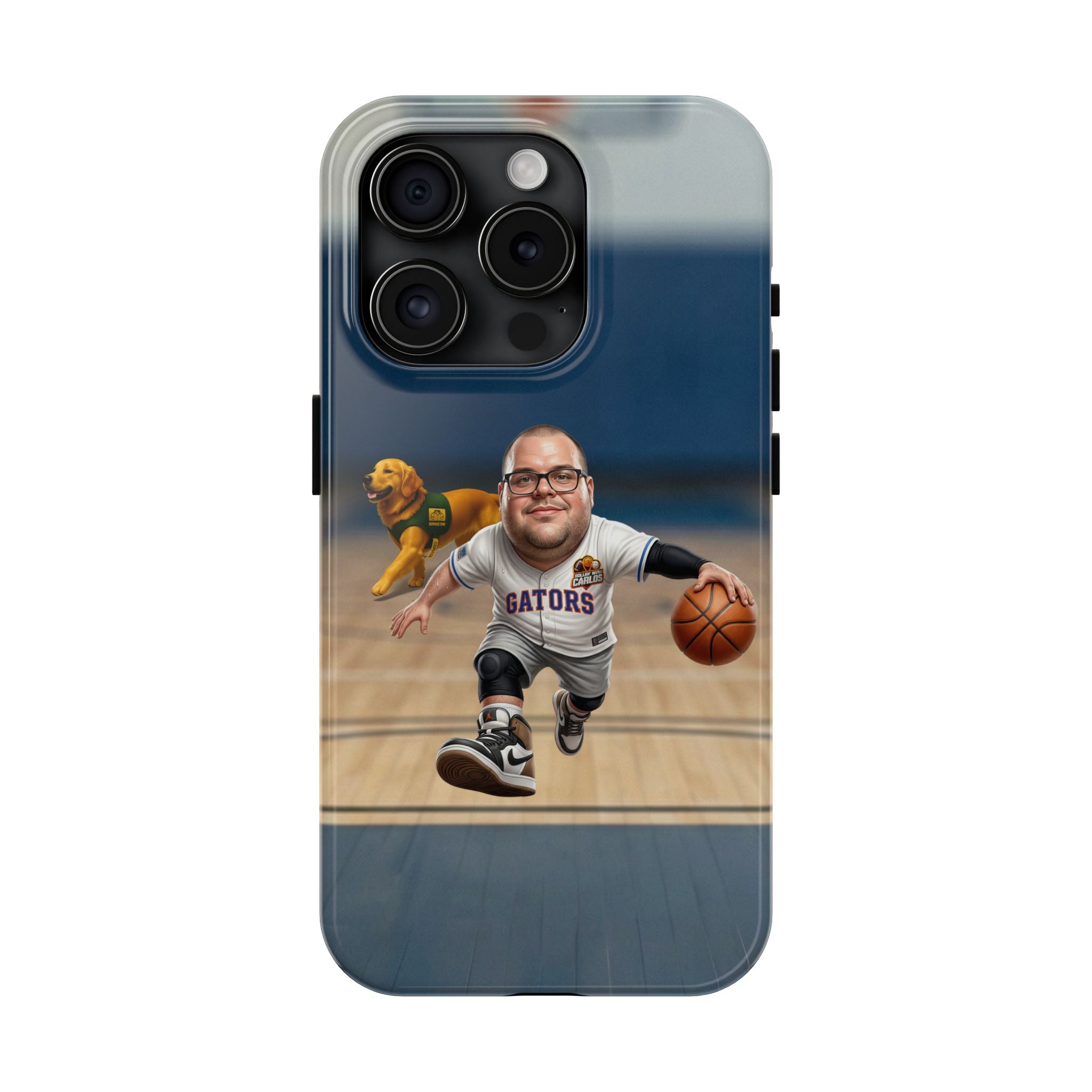 Caricature Basketball Player Phone Case | Custom Portrait Sports Design