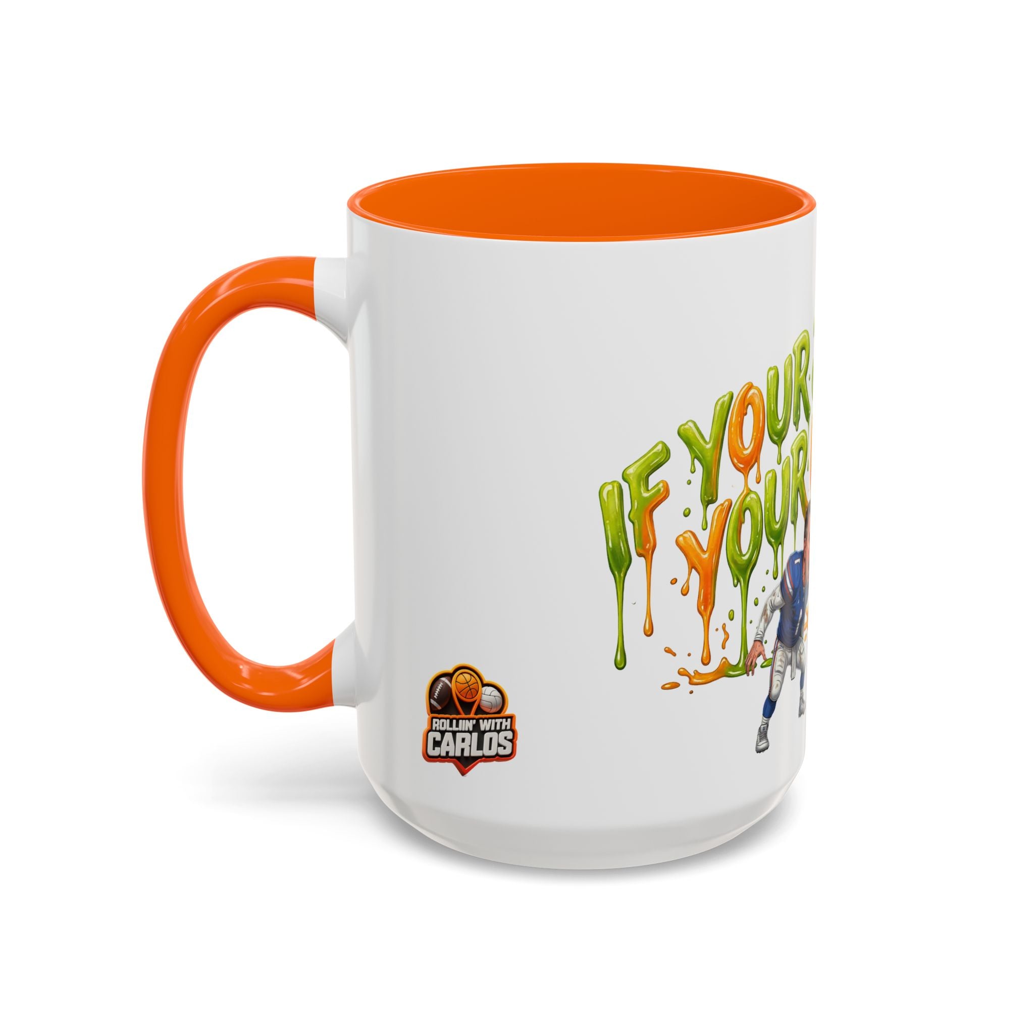 Your Juiceless, Your Useless Football Players Mug | Accent Coffee Mug