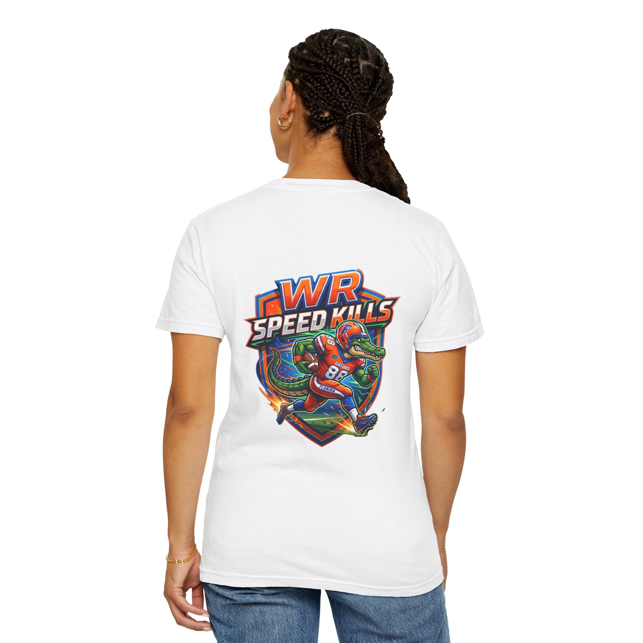T-Shirt — 'WR Speed Kills' Racing Football Graphic Tee