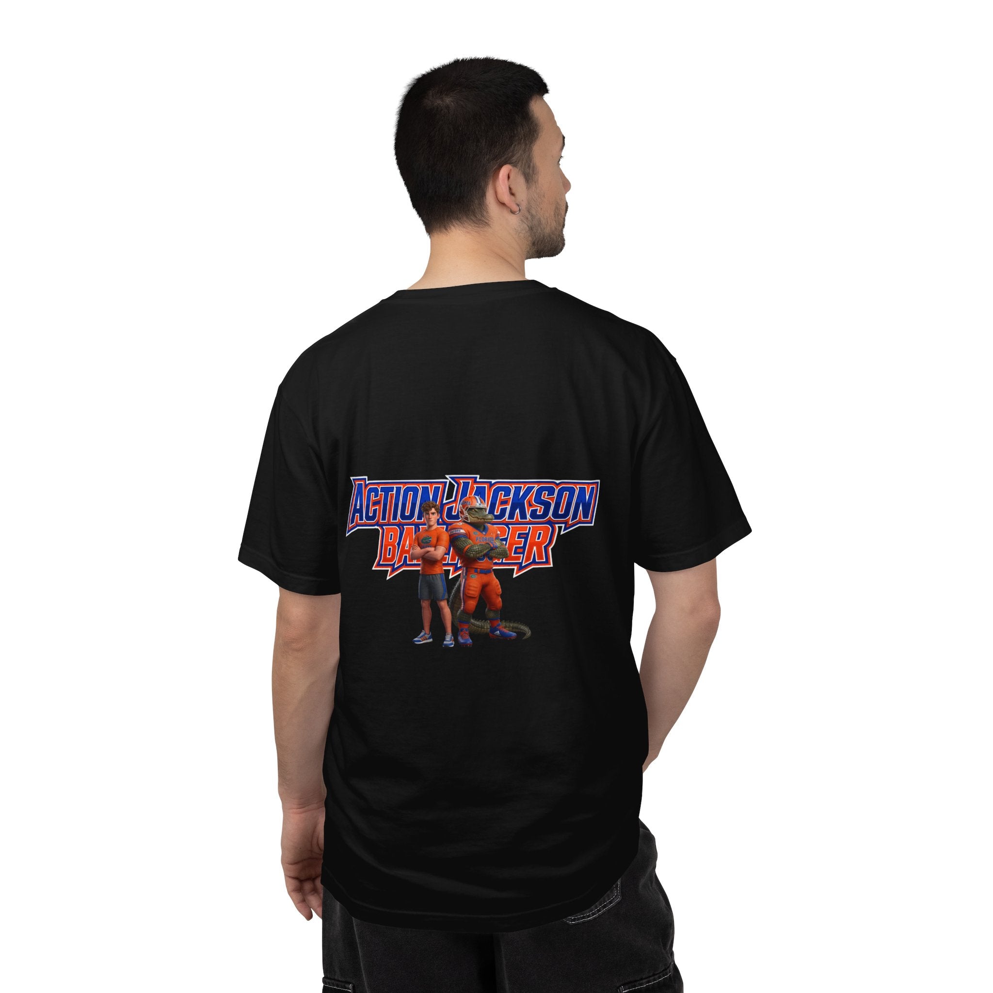 Action Jackson  T‑Shirt — Retro Team Graphic Tee