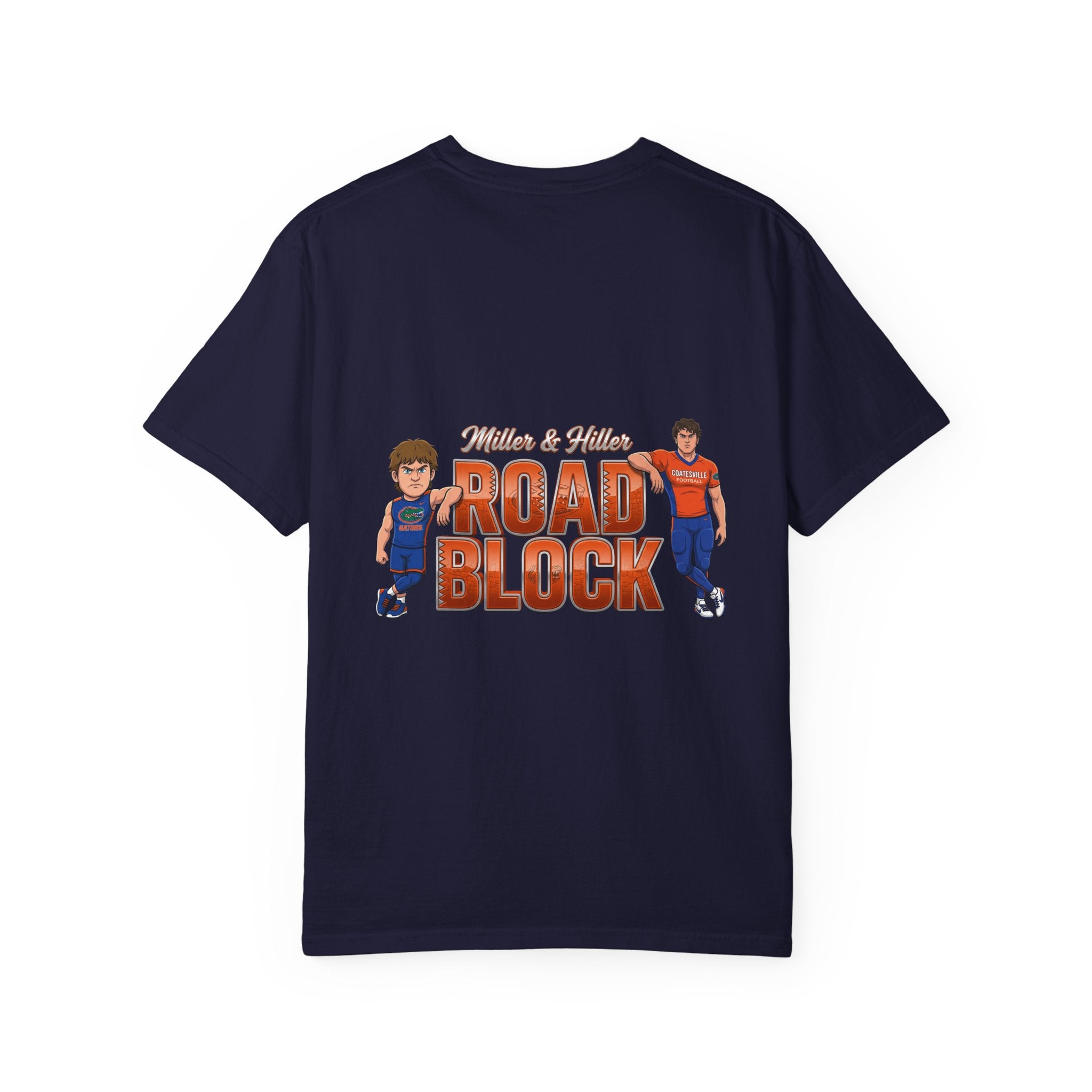T-Shirt — "Road Block" Soccer Players Graphic Tee