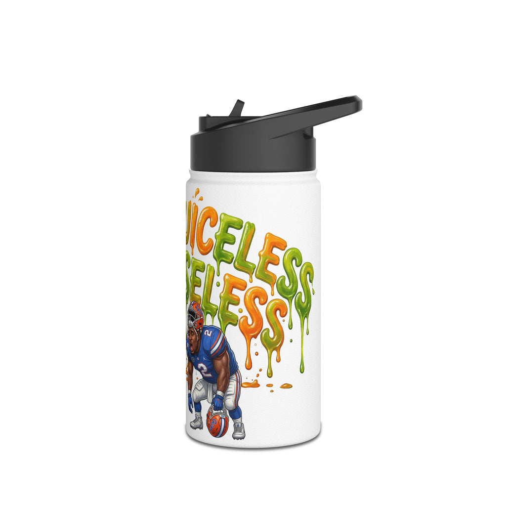 Stainless Steel Water Bottle — "Pour Juice On Yourself" Football Cartoon Insulated Bottle