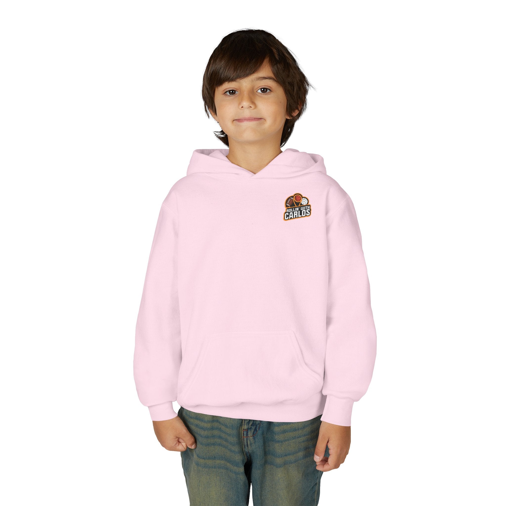 RollinwithCarlos Youth Heavy Blend Hooded Sweatshirt