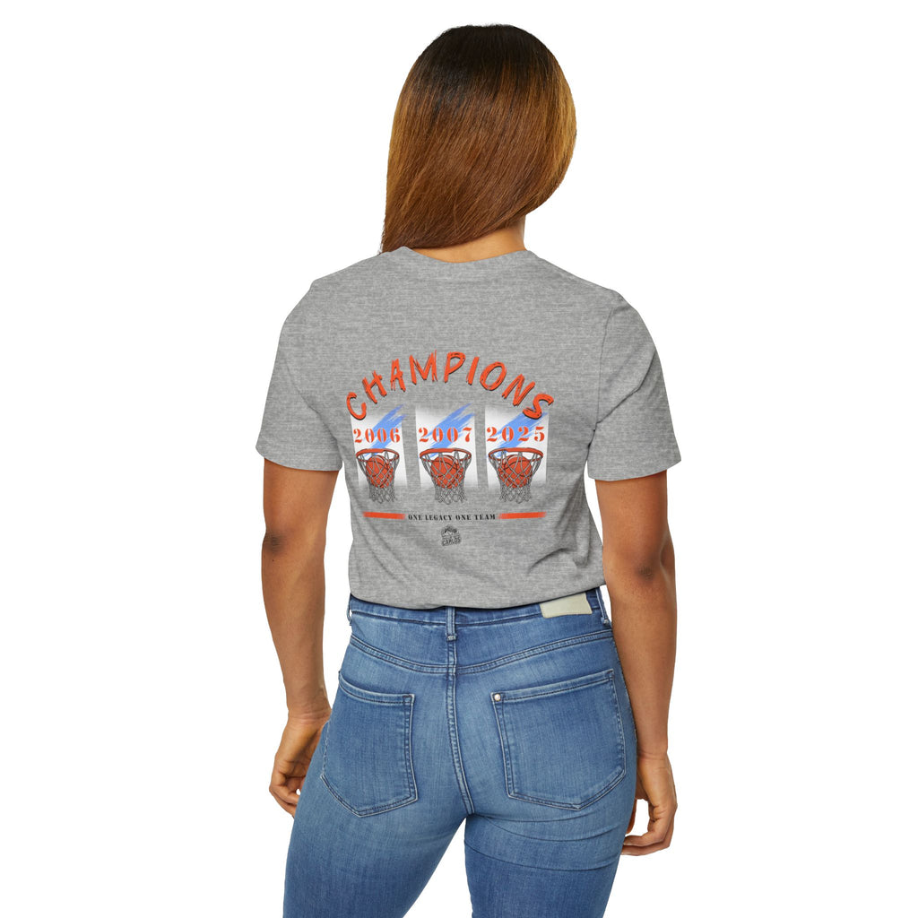 Champions Basketball Tee — Retro 2006 • 2007 • 2025 Hoop Design