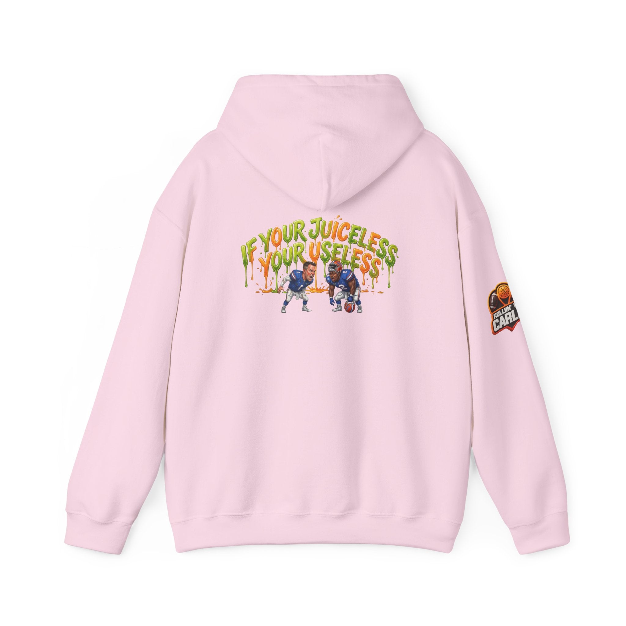 If Your Juiceless Your Useless Hoodie | Cartoon Characters, Retro Graphic