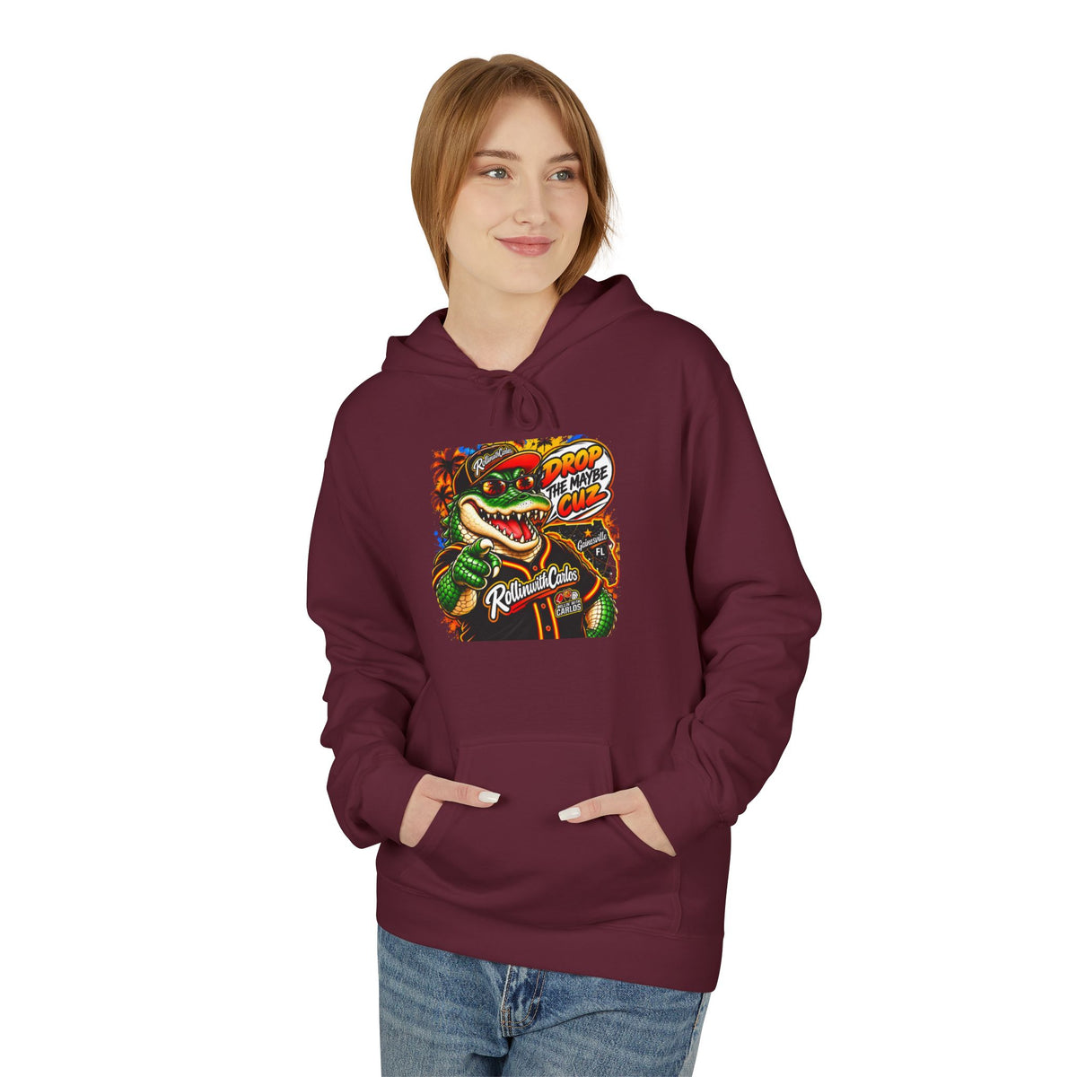 RWC Dorp the Maybe Cuz Gator Unisex Hoodie