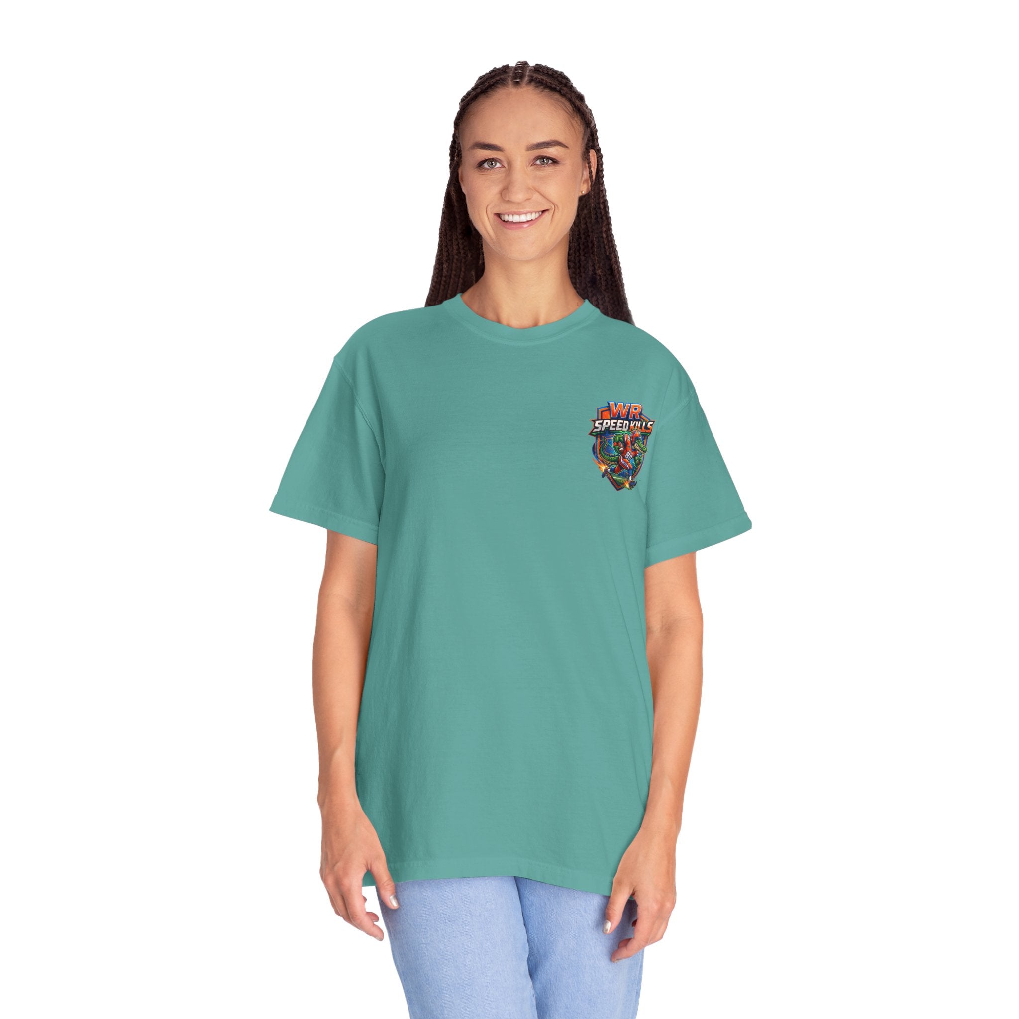 T-Shirt — 'WR Speed Kills' Racing Football Graphic Tee