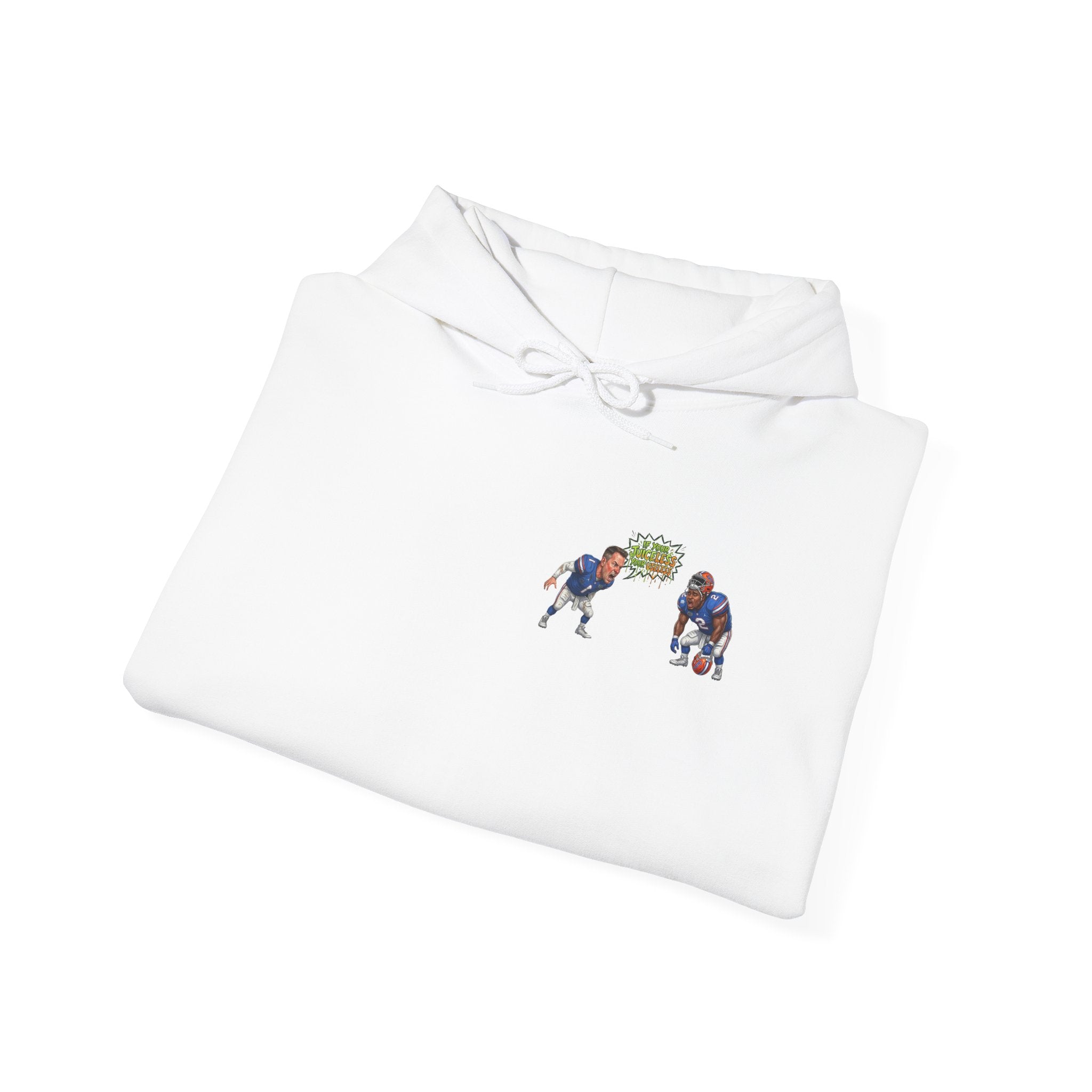 If Your Juiceless Your Useless Hoodie | Cartoon Characters, Retro Graphic