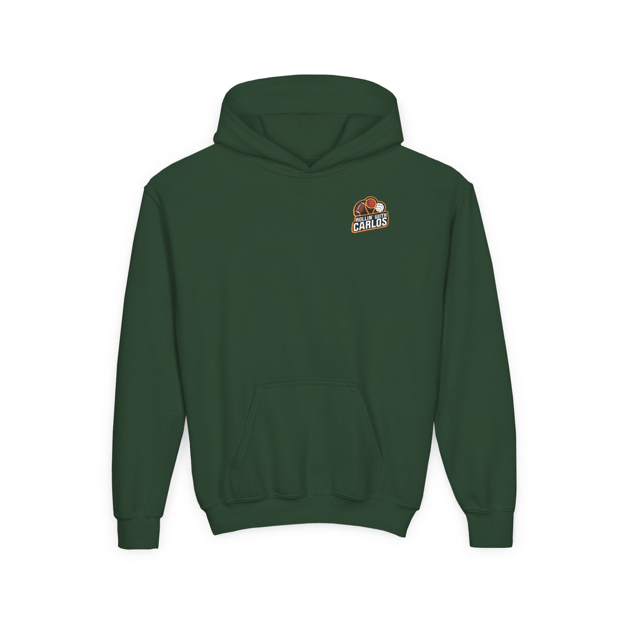 RollinwithCarlos Youth Heavy Blend Hooded Sweatshirt