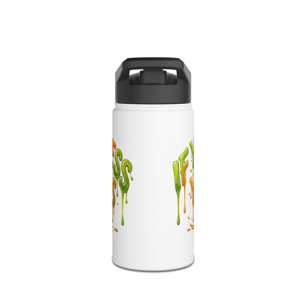 Stainless Steel Water Bottle — "Pour Juice On Yourself" Football Cartoon Insulated Bottle