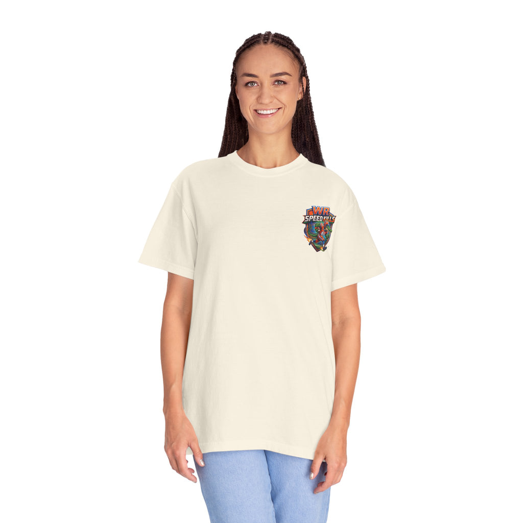 T-Shirt — 'WR Speed Kills' Racing Football Graphic Tee