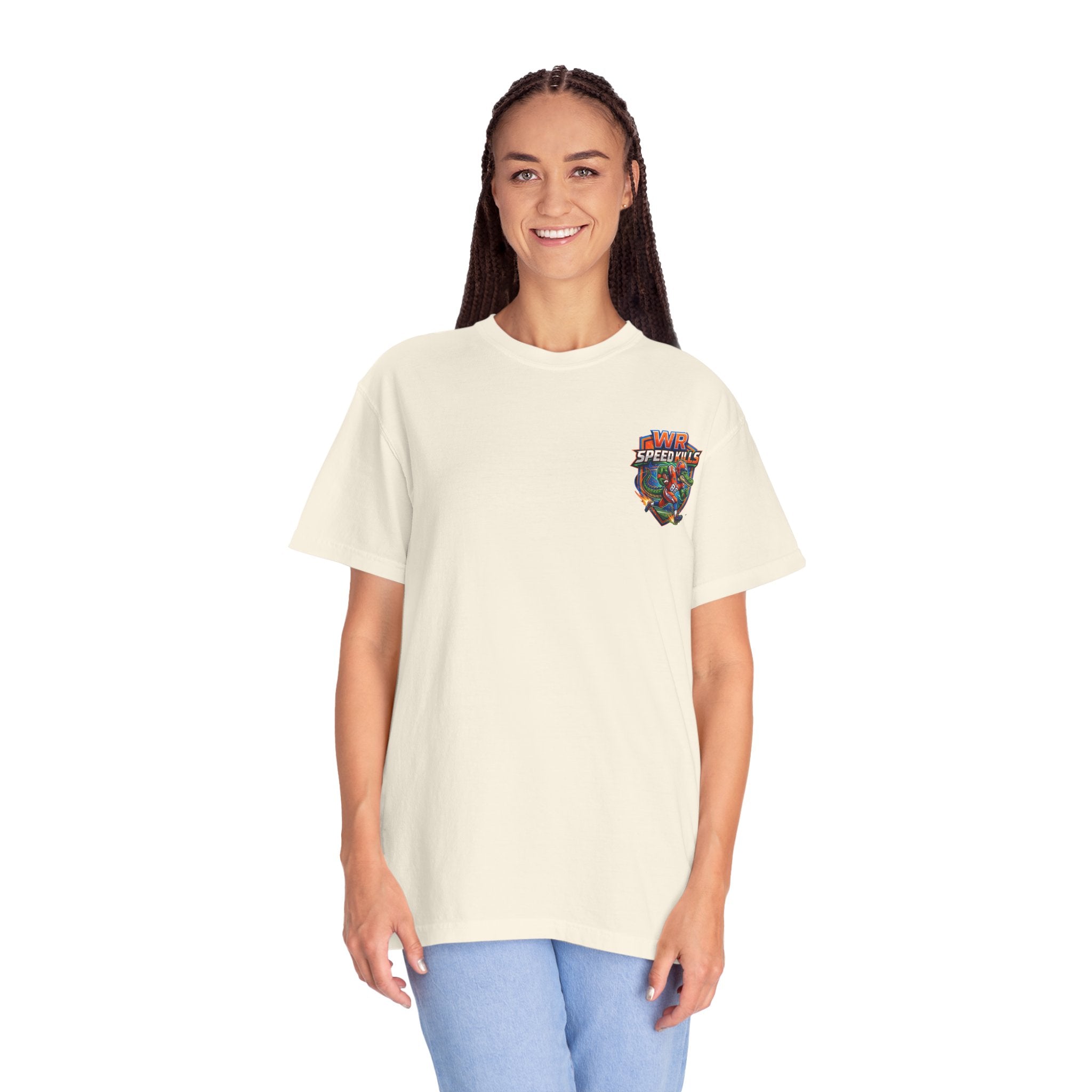 T-Shirt — 'WR Speed Kills' Racing Football Graphic Tee