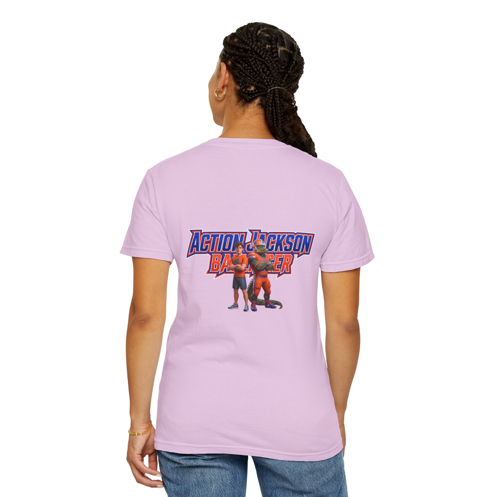 Action Jackson  T‑Shirt — Retro Team Graphic Tee