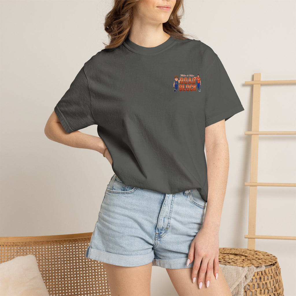 T-Shirt — "Road Block" Soccer Players Graphic Tee