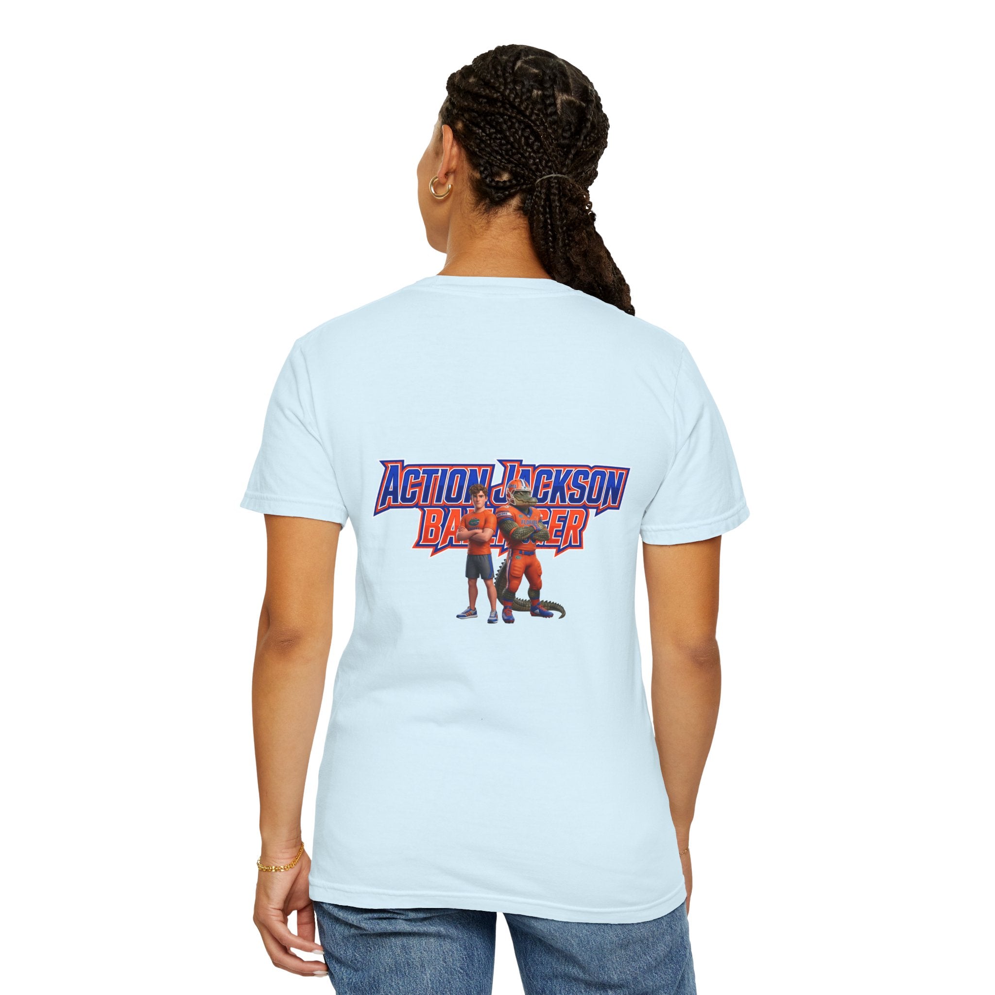 Action Jackson  T‑Shirt — Retro Team Graphic Tee