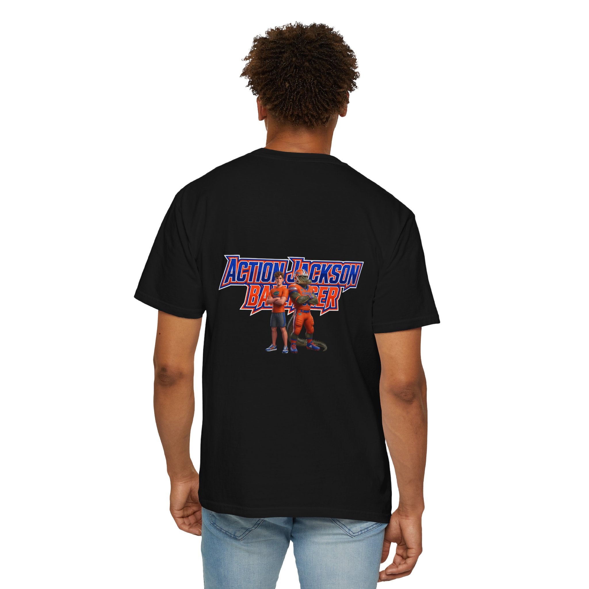 Action Jackson  T‑Shirt — Retro Team Graphic Tee