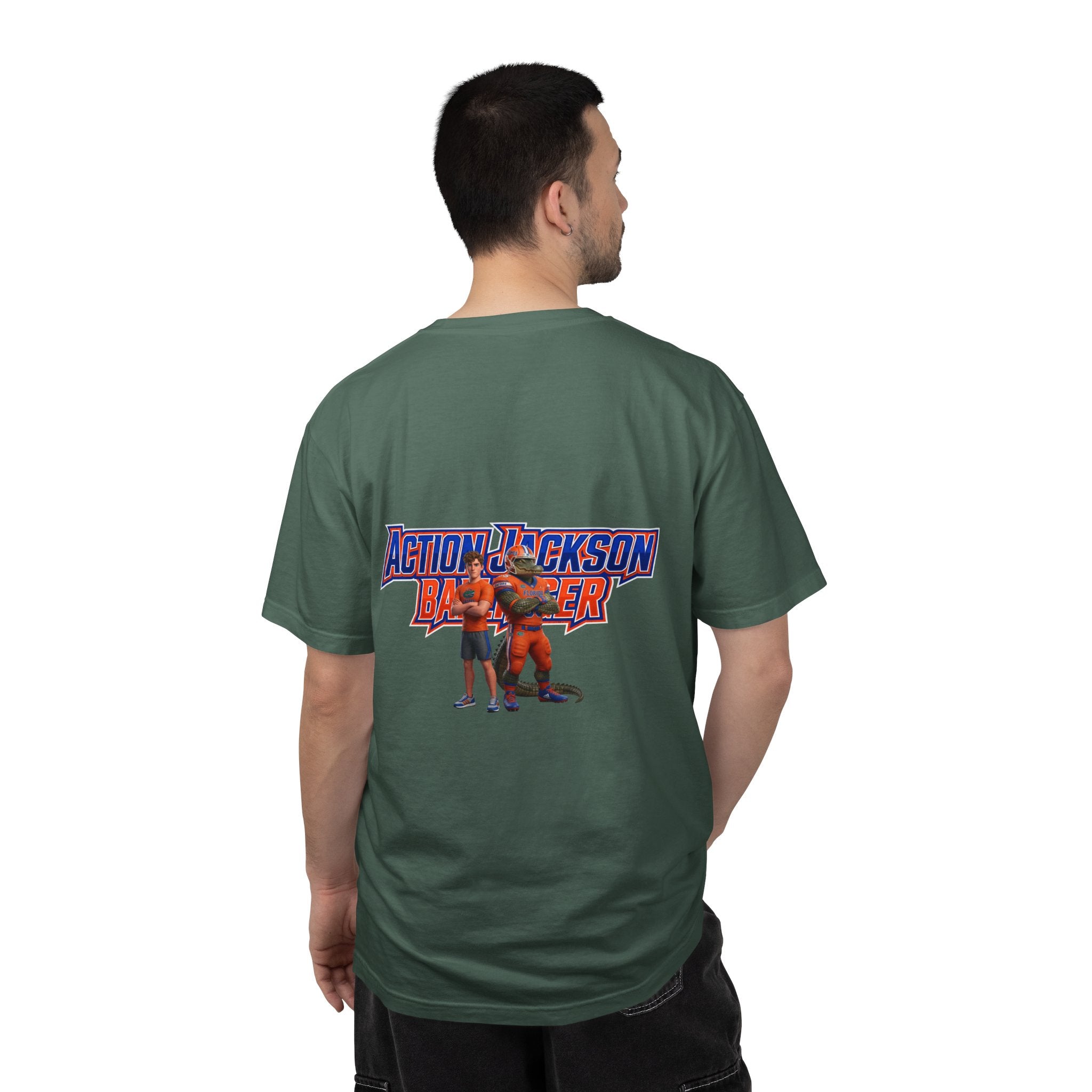 Action Jackson  T‑Shirt — Retro Team Graphic Tee