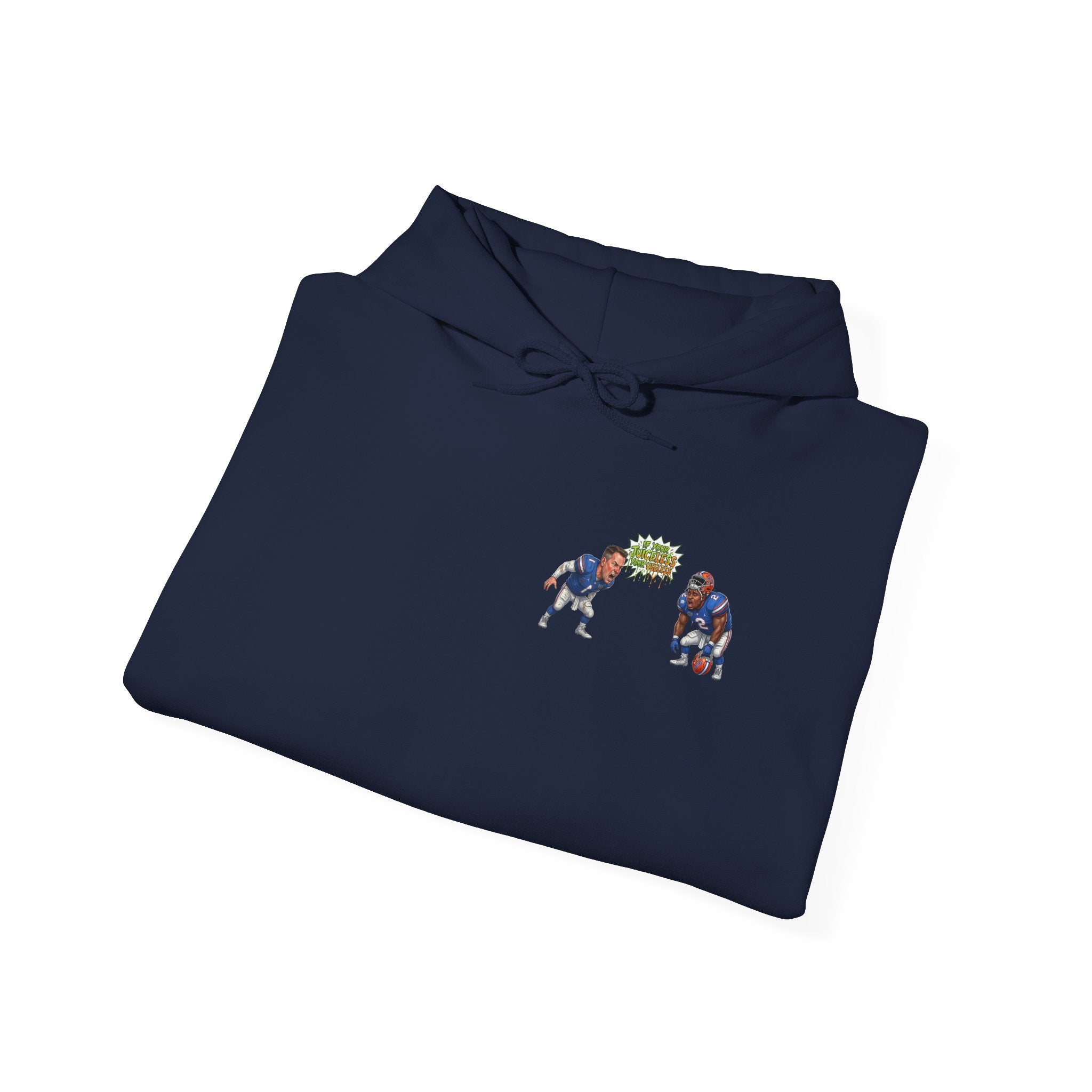 If Your Juiceless Your Useless Hoodie | Cartoon Characters, Retro Graphic