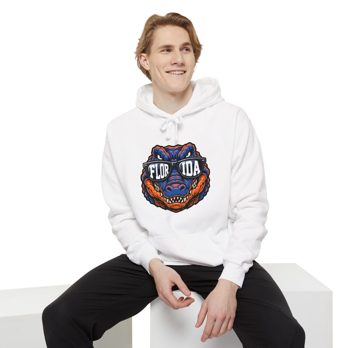 Florida Gator Vintage-Style Hoodie — Retro Alligator Pullover