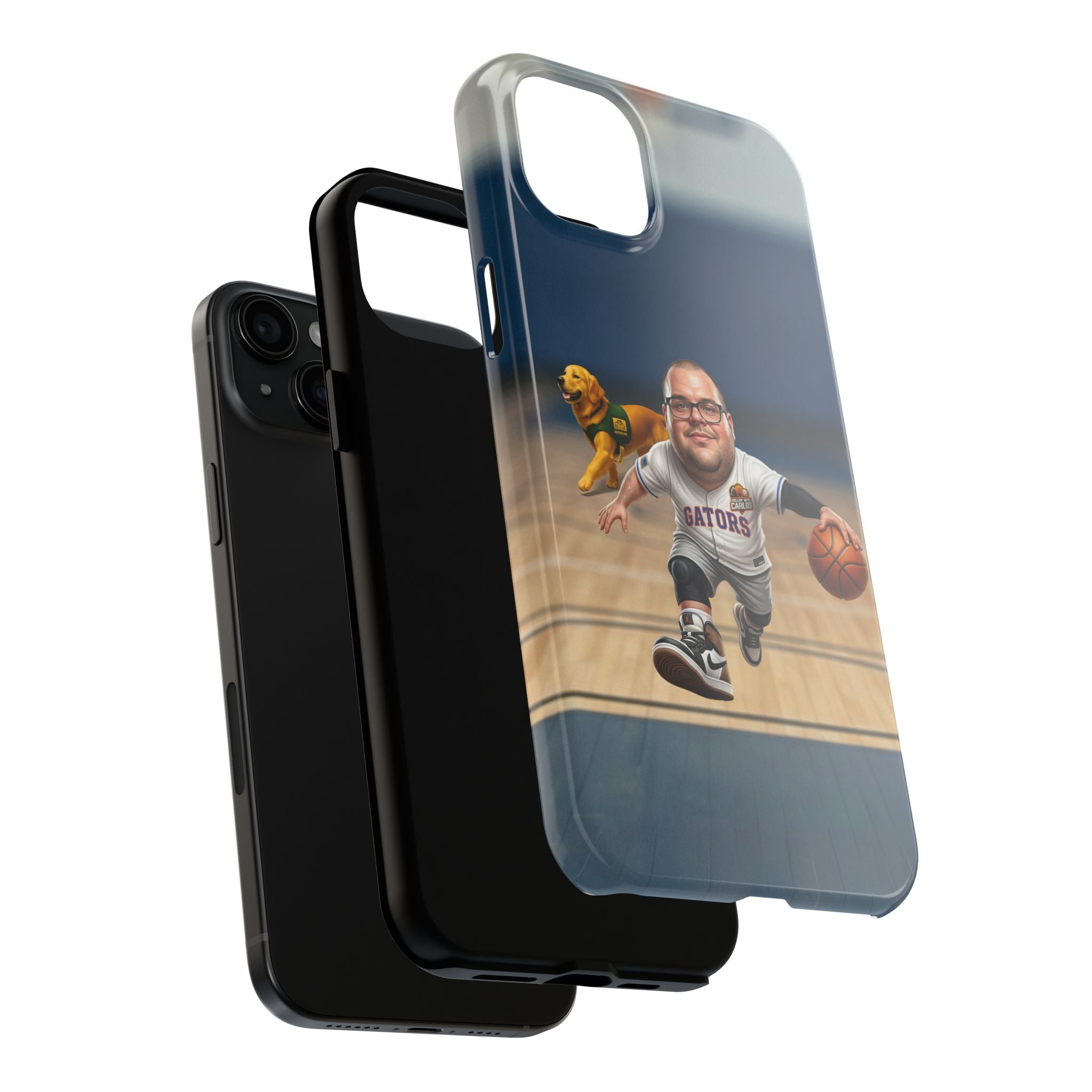 Caricature Basketball Player Phone Case | Custom Portrait Sports Design
