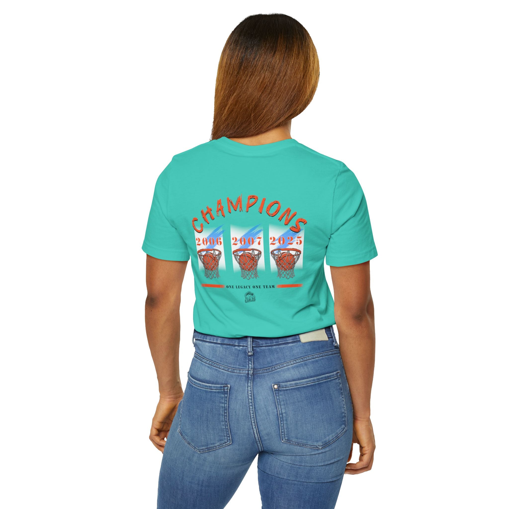Champions Basketball Tee — Retro 2006 • 2007 • 2025 Hoop Design