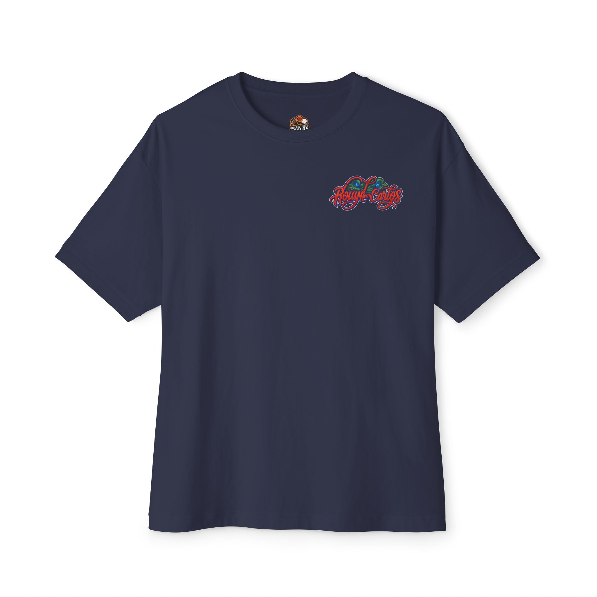Champions Retro Basketball Tee — 'Champions' Back Graphic, Mini Front Logo