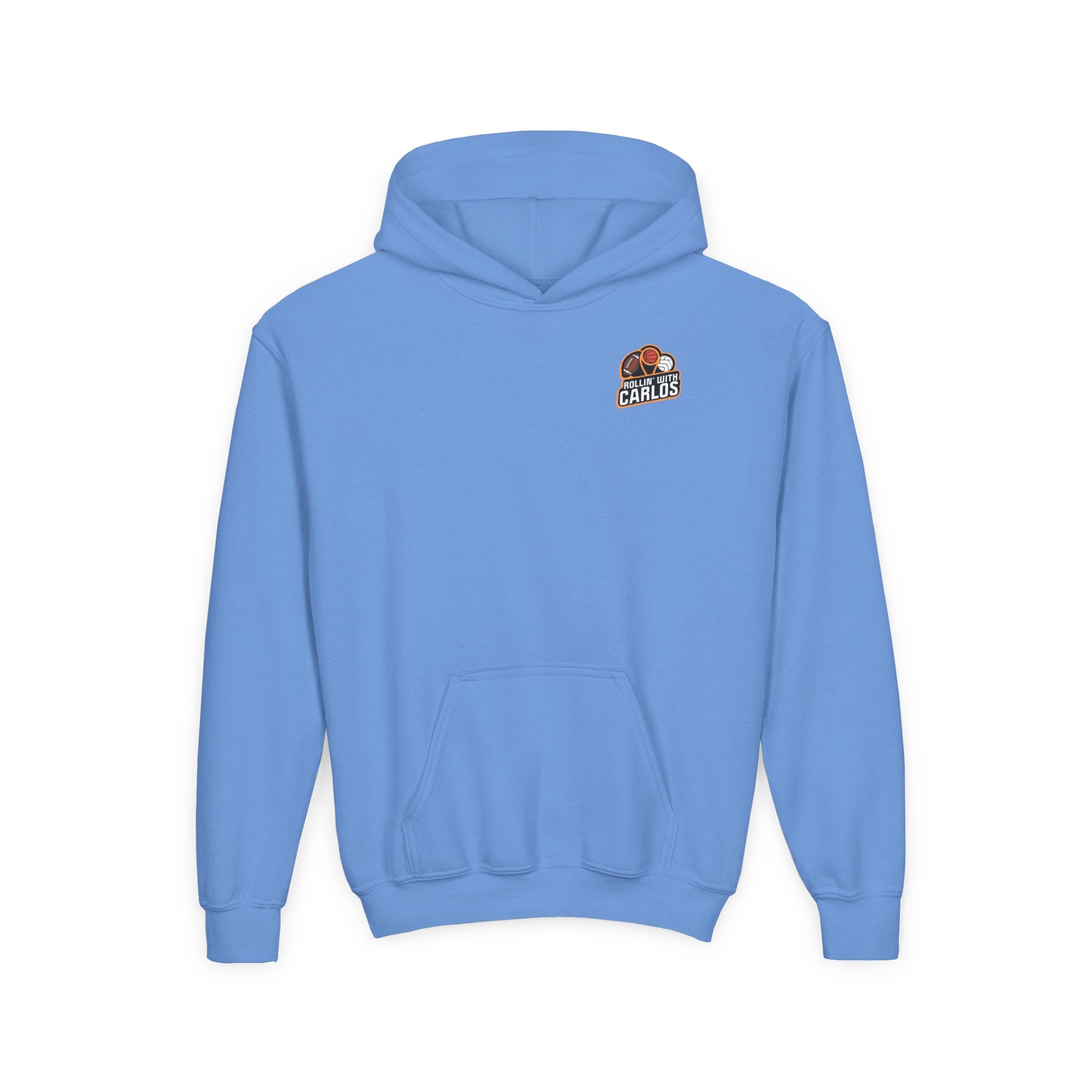 RollinwithCarlos Youth Heavy Blend Hooded Sweatshirt