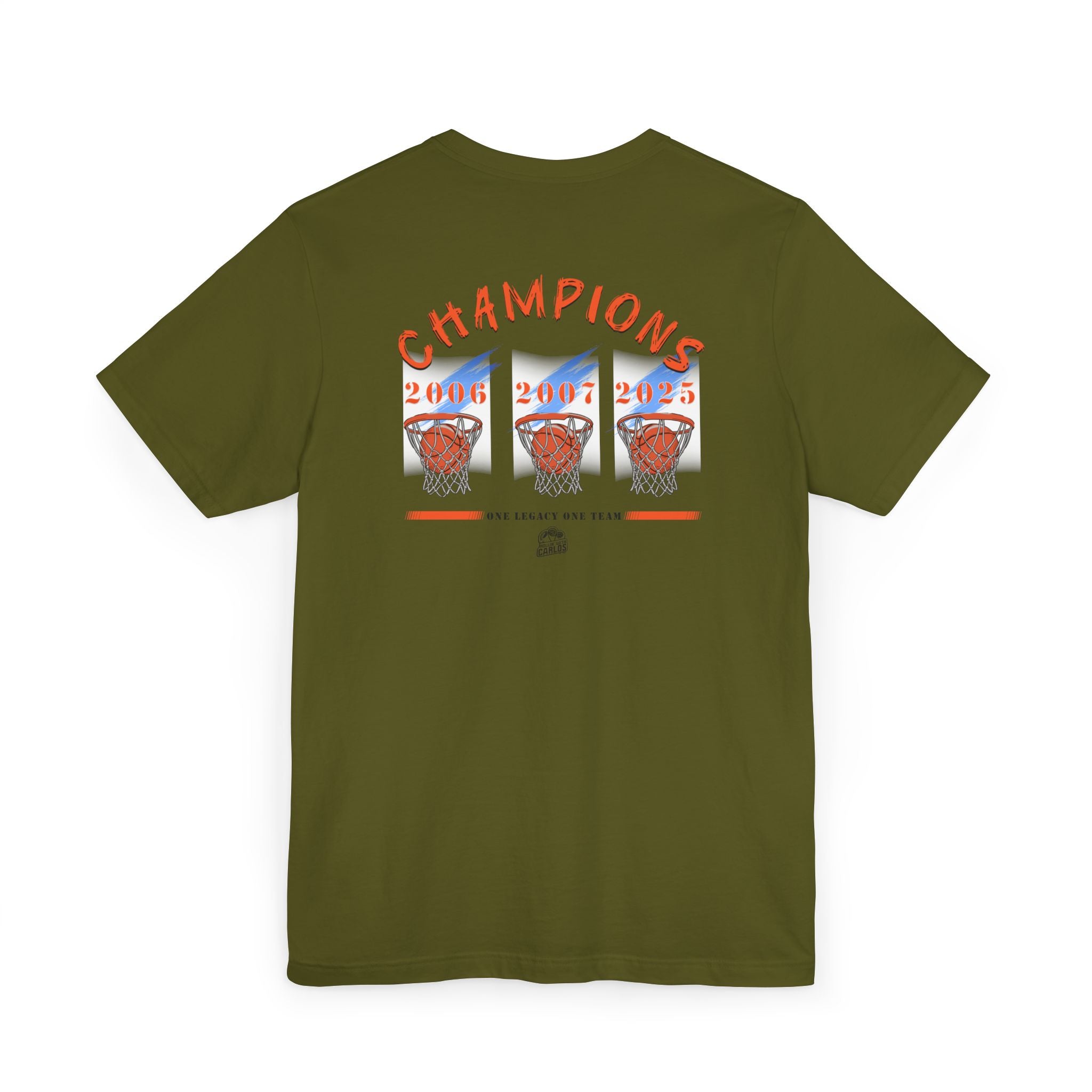 Champions Basketball Tee — Retro 2006 • 2007 • 2025 Hoop Design