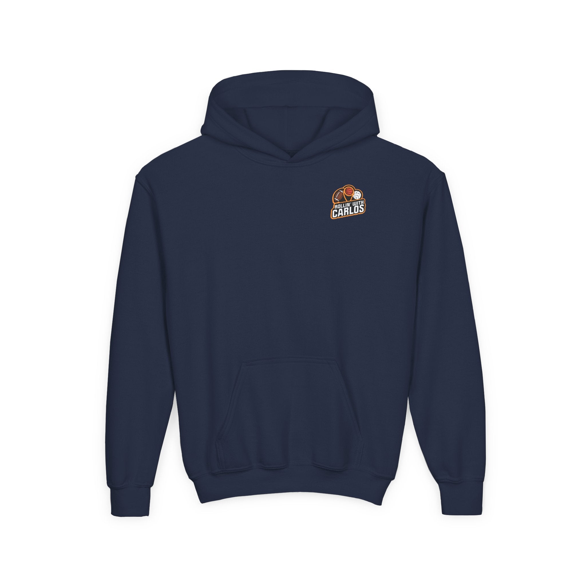 RollinwithCarlos Youth Heavy Blend Hooded Sweatshirt