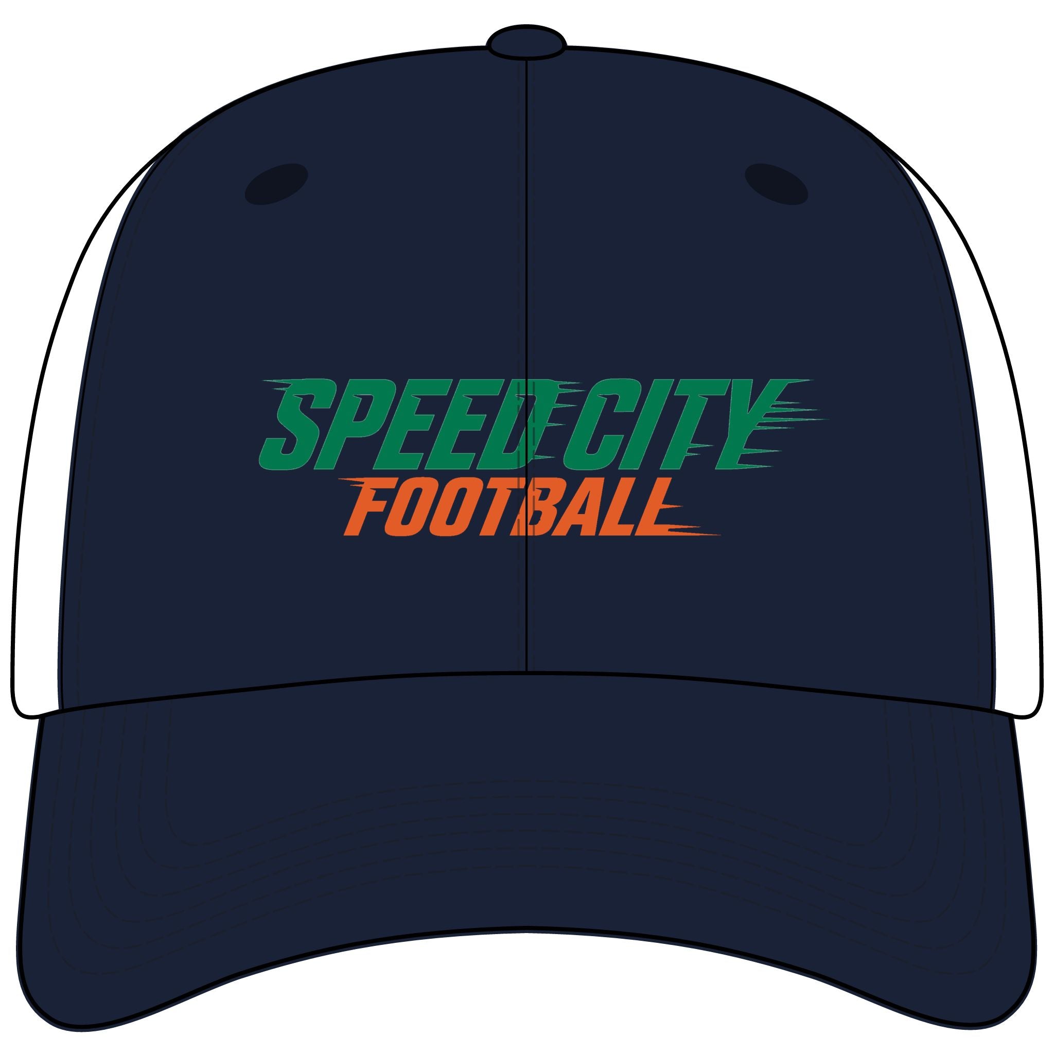 phins Speed City Football Mesh-Back Cap — Team Trucker Hat