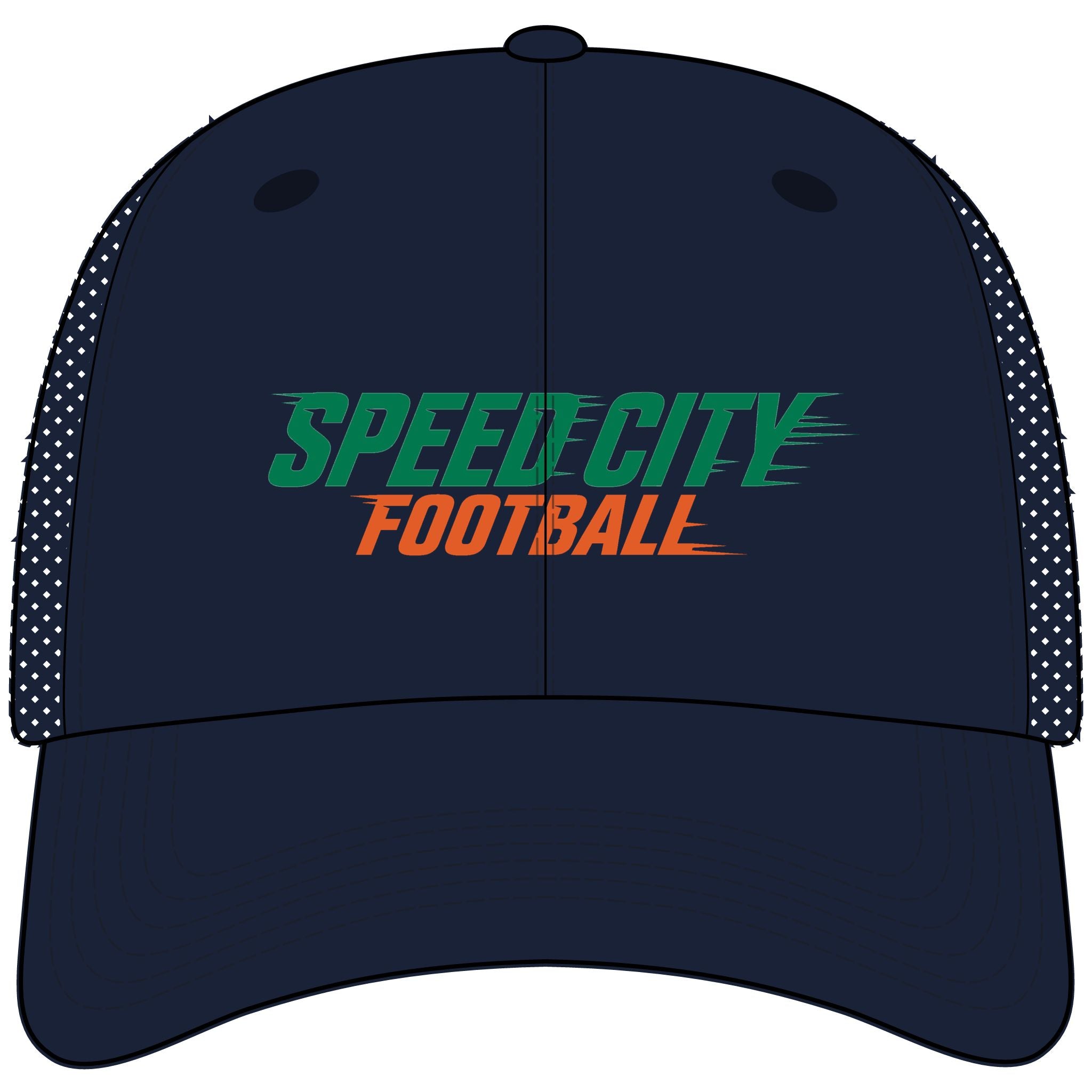 phins Speed City Football Mesh-Back Cap — Team Trucker Hat