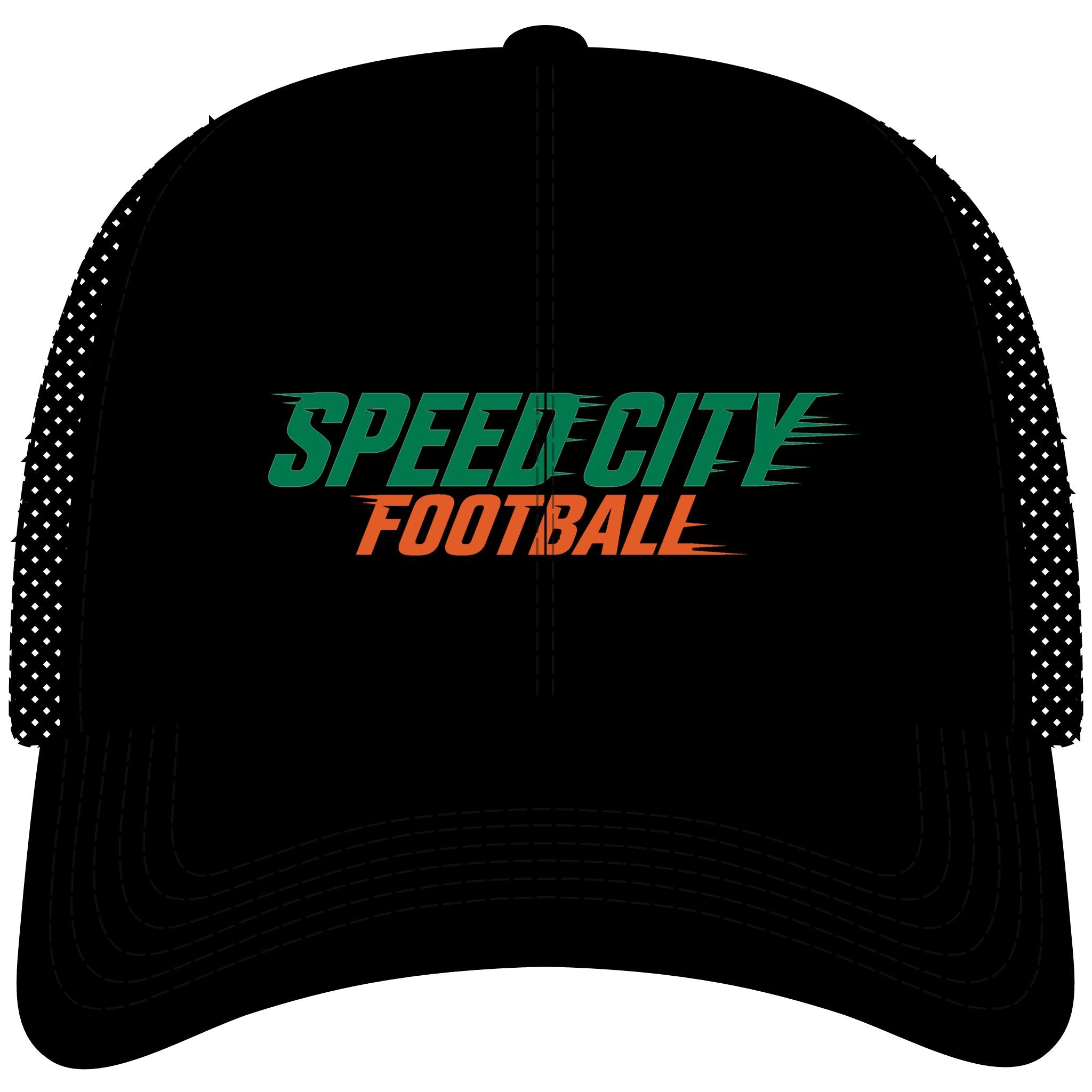 phins Speed City Football Mesh-Back Cap — Team Trucker Hat