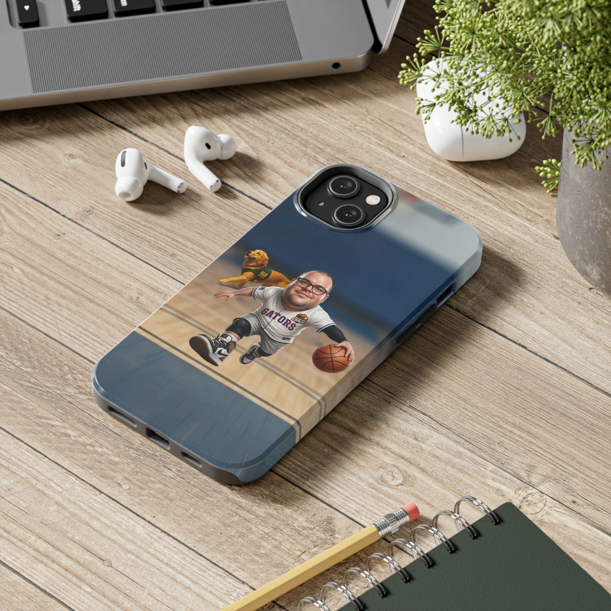 Caricature Basketball Player Phone Case | Custom Portrait Sports Design