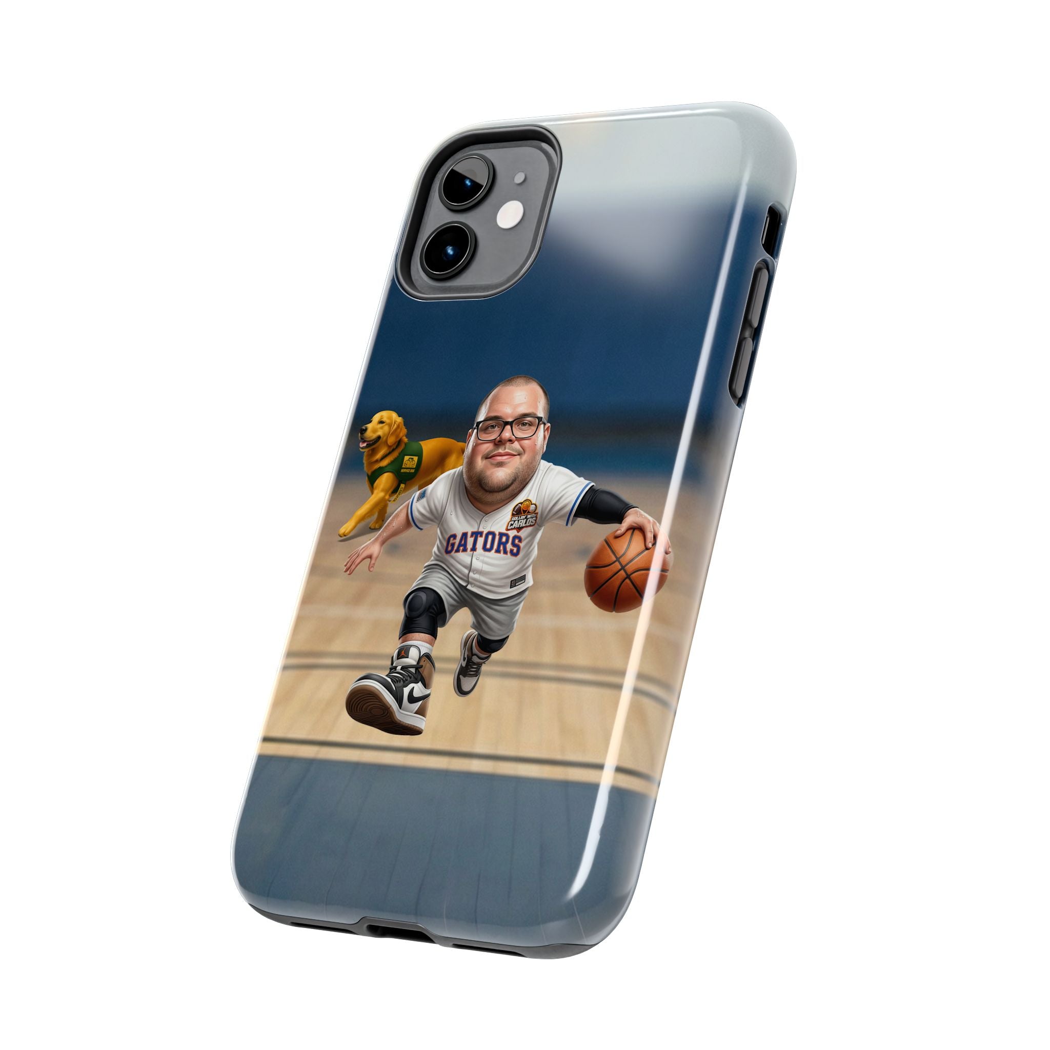 Caricature Basketball Player Phone Case | Custom Portrait Sports Design