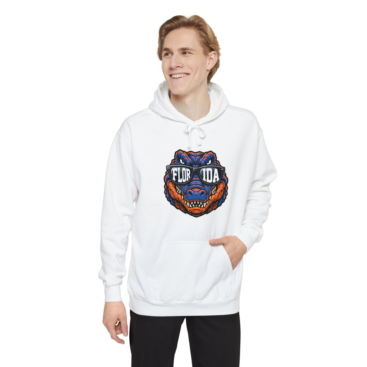 Florida Gator Vintage-Style Hoodie — Retro Alligator Pullover