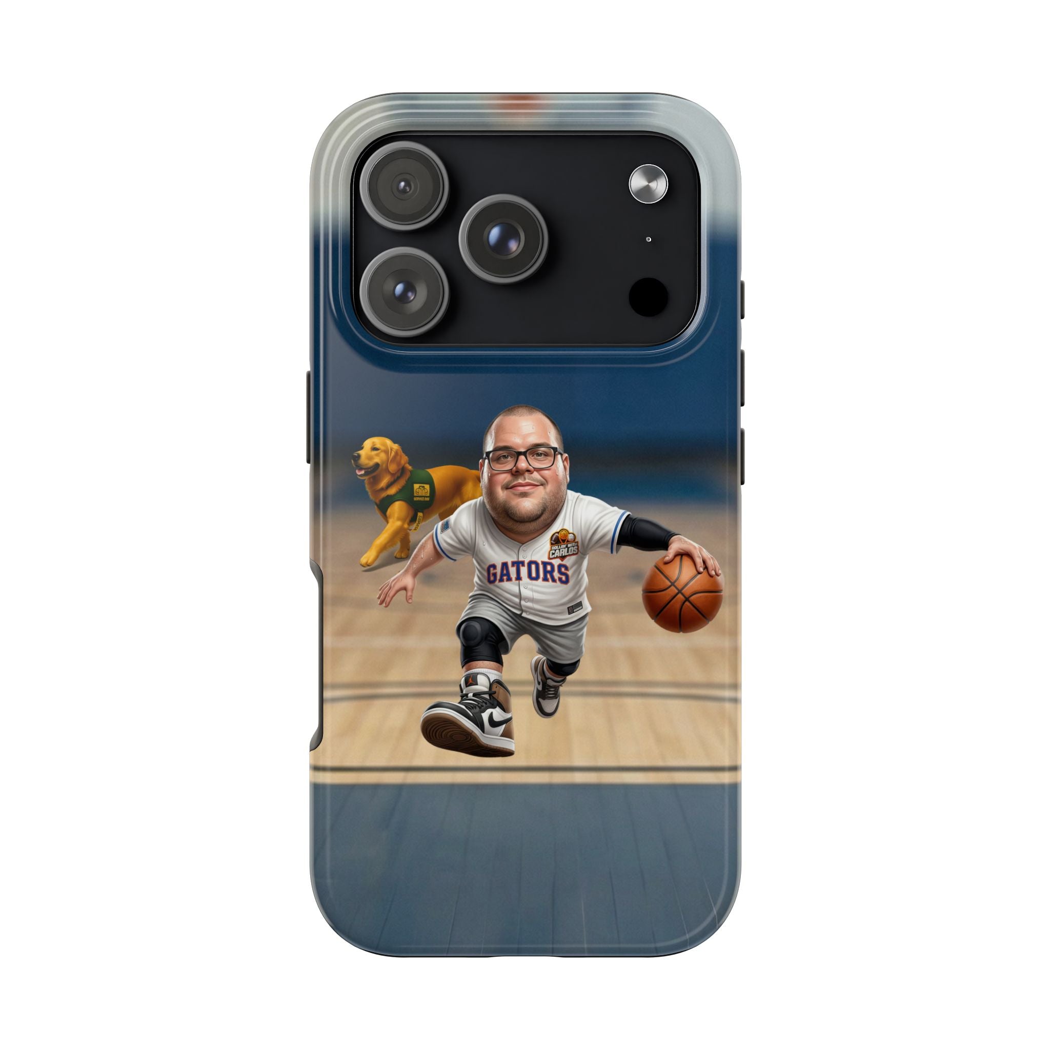 Caricature Basketball Player Phone Case | Custom Portrait Sports Design