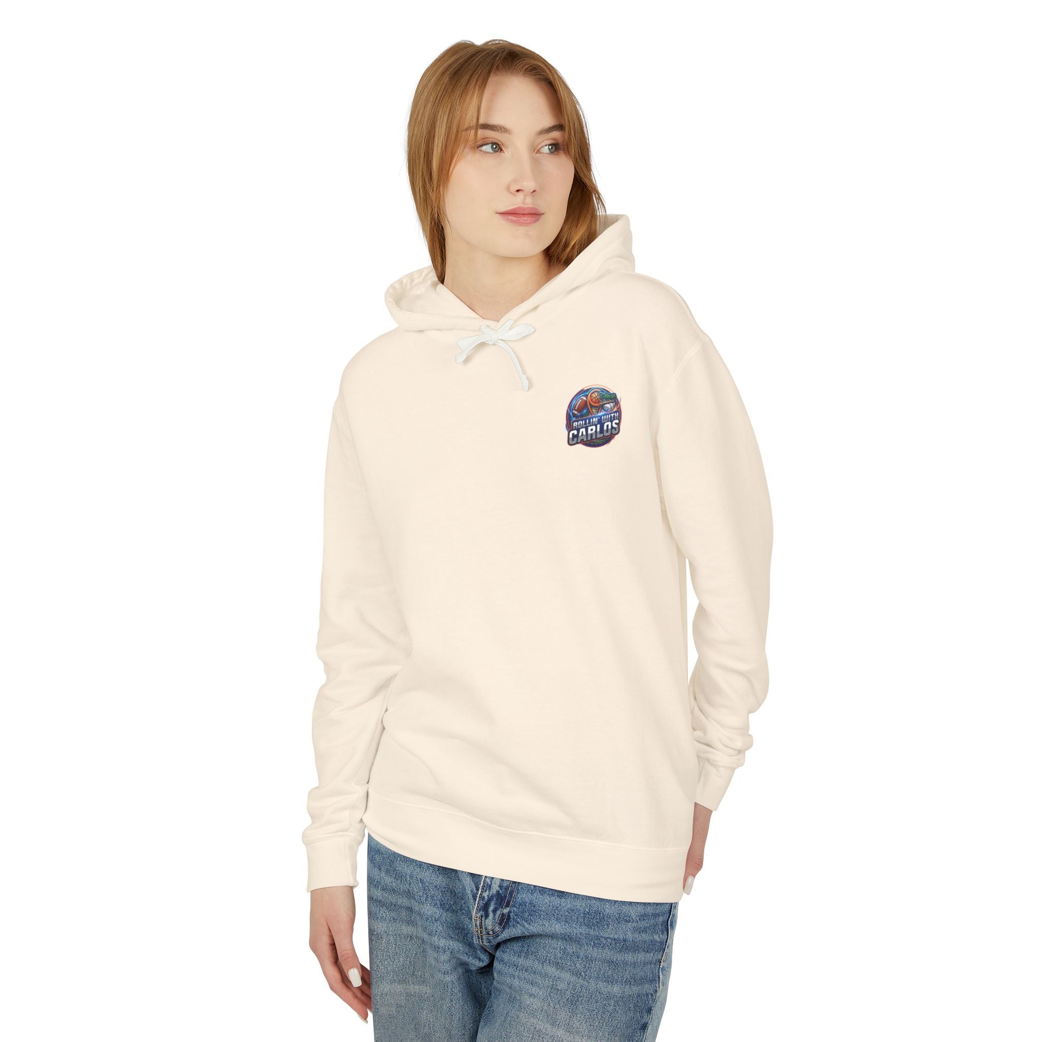 Hoodie • Rollin' with Carlos Vintage Racing Graphic Lightweight Hoodie