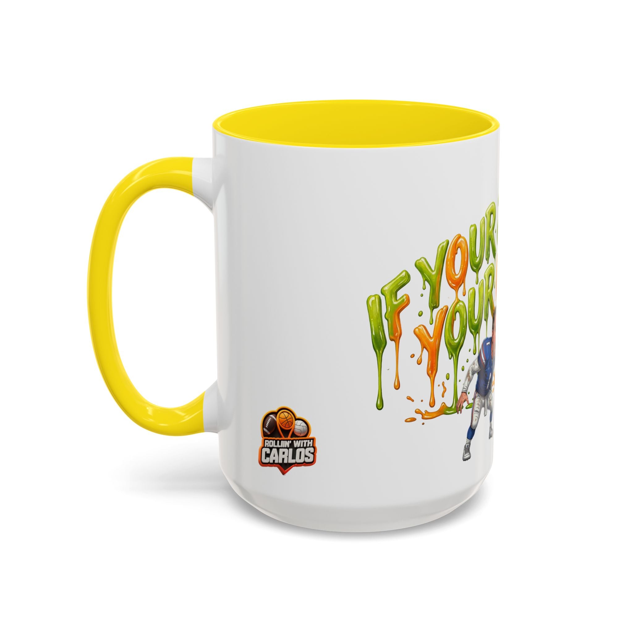 Your Juiceless, Your Useless Football Players Mug | Accent Coffee Mug