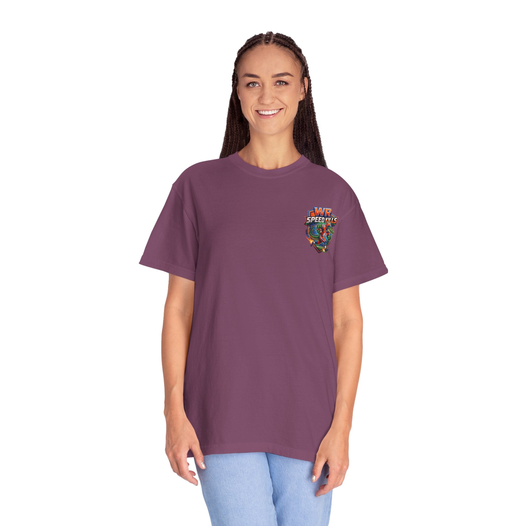 T-Shirt — 'WR Speed Kills' Racing Football Graphic Tee