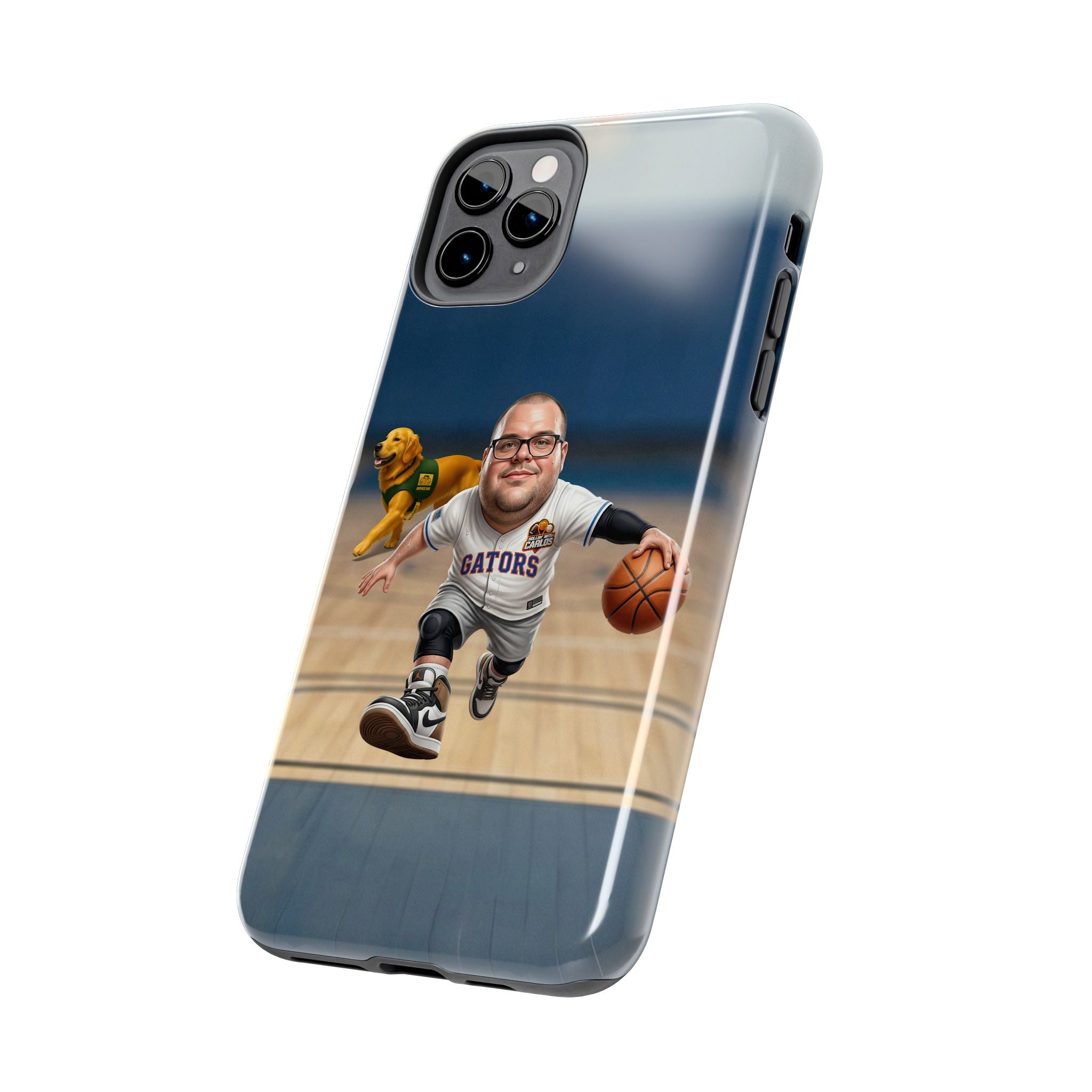 Caricature Basketball Player Phone Case | Custom Portrait Sports Design