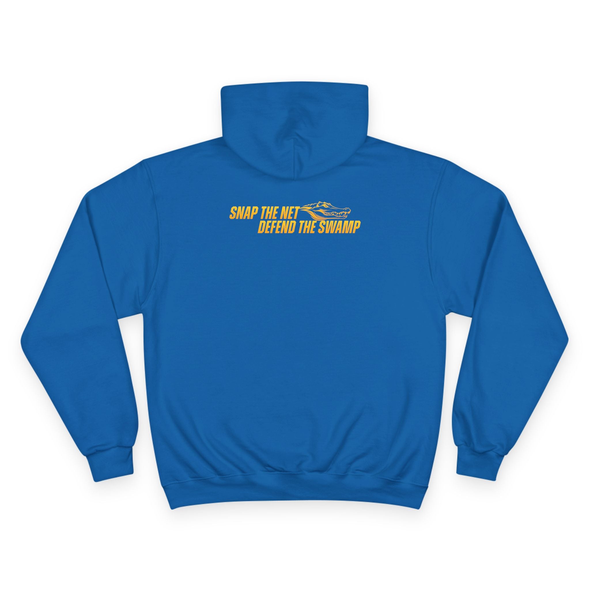 Basketball Hoodie — Snap the Net — 'Defend the Swamp' Basketball