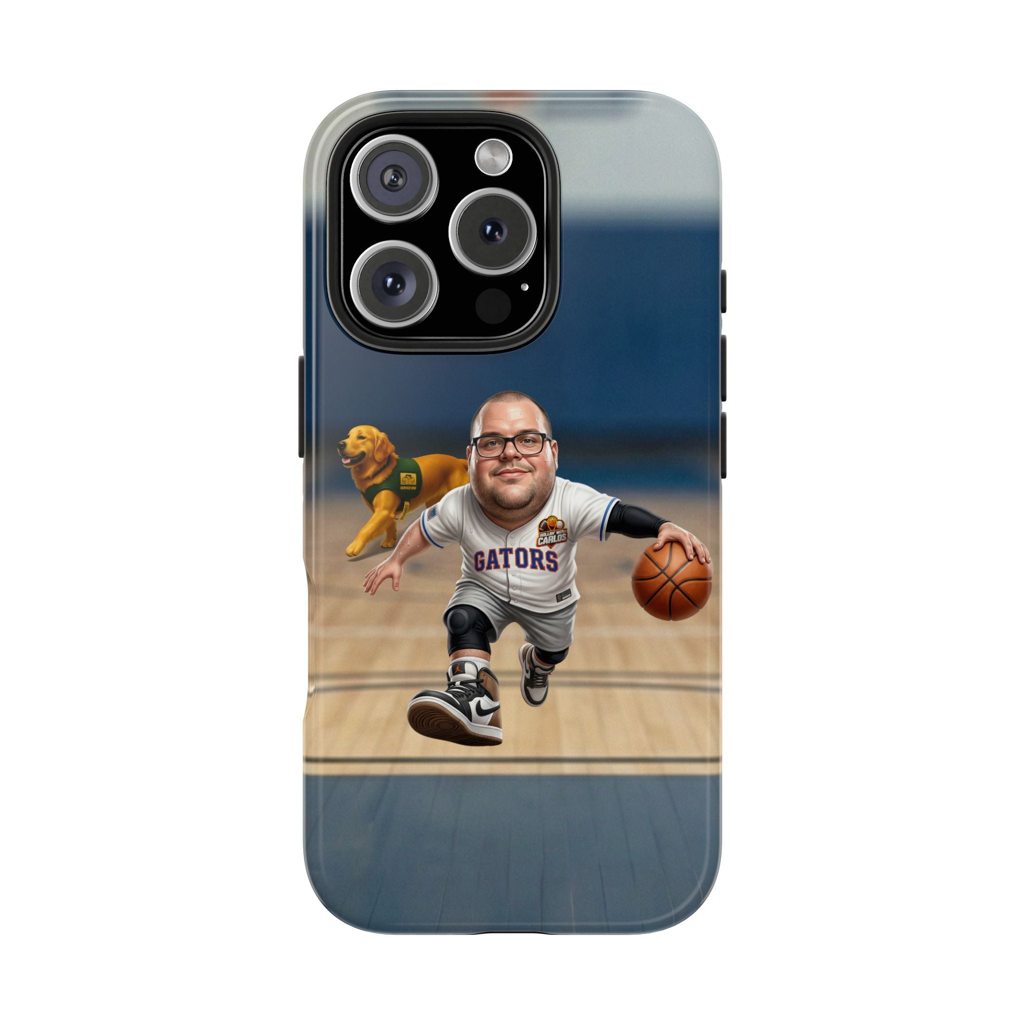 Caricature Basketball Player Phone Case | Custom Portrait Sports Design